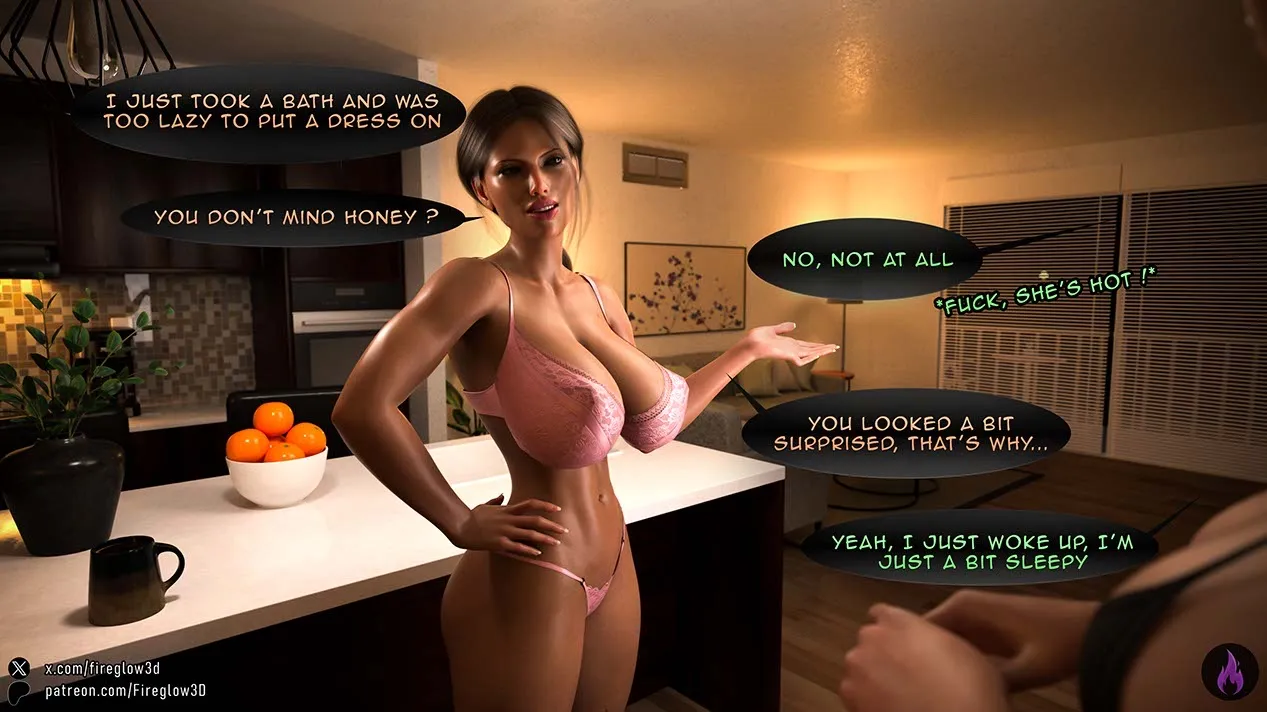 My neighbor didn’t know I’m a futa [Fireglow3D] - 2 . My neighbor didn't know I'm a futa - Chapter 2 - Page 6