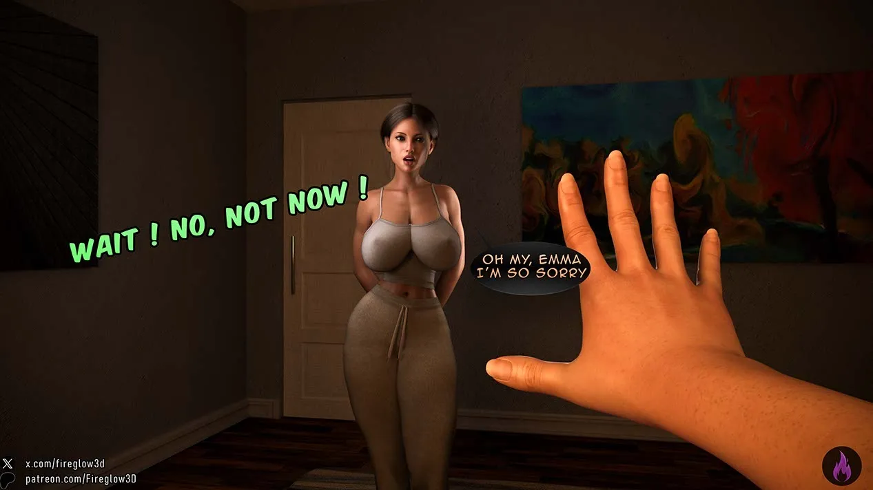 My neighbor didn’t know I’m a futa [Fireglow3D] - 2 . My neighbor didn't know I'm a futa - Chapter 2 - Page 18