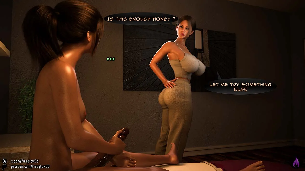 My neighbor didn’t know I’m a futa [Fireglow3D] - 2 . My neighbor didn't know I'm a futa - Chapter 2 - Page 22