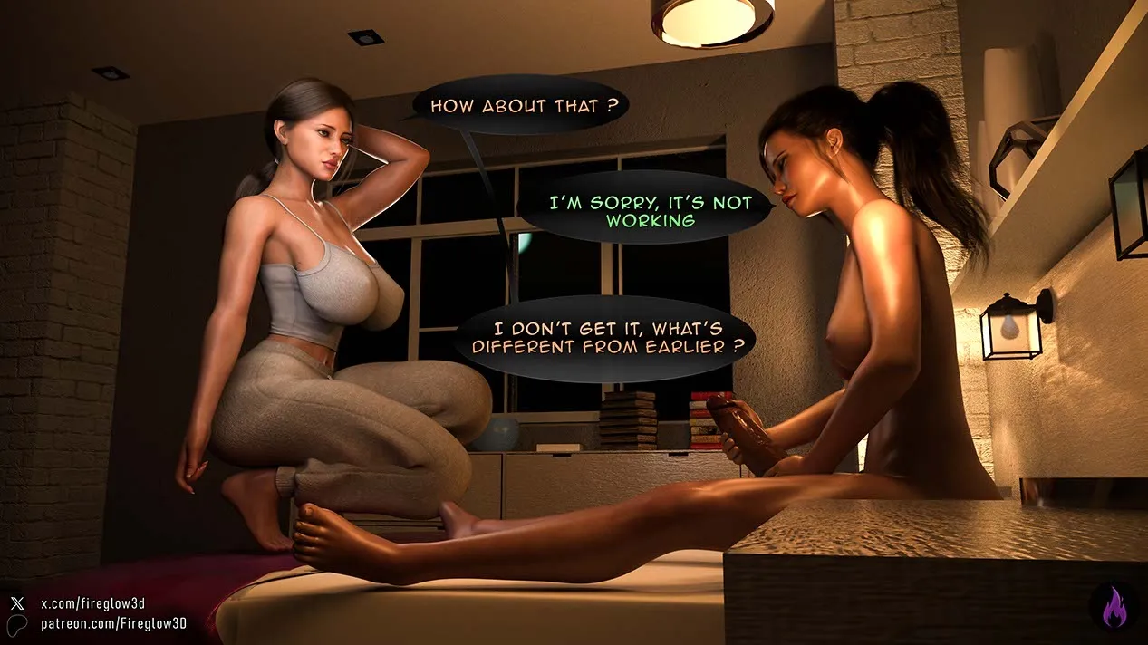 My neighbor didn’t know I’m a futa [Fireglow3D] - 2 . My neighbor didn't know I'm a futa - Chapter 2 - Page 23