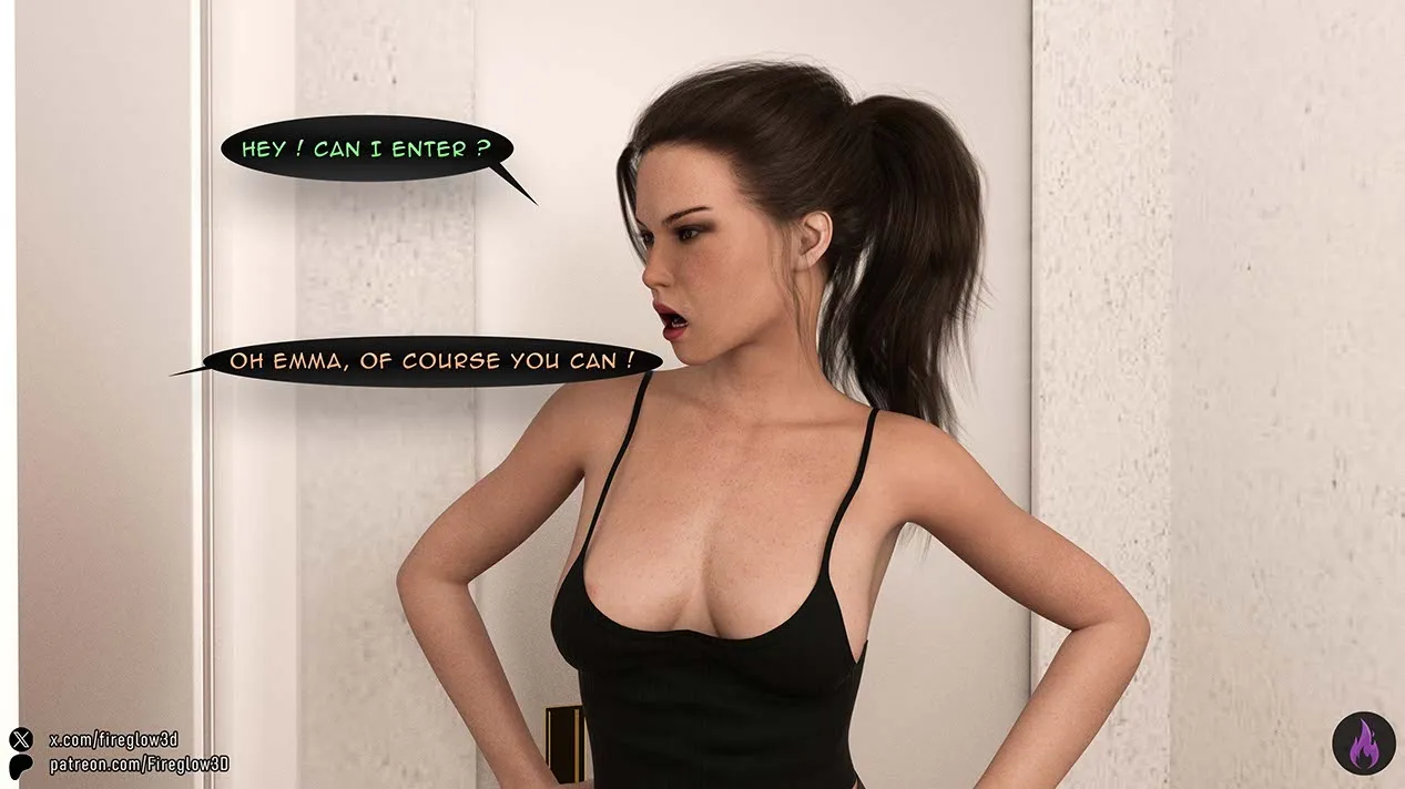 My neighbor didn’t know I’m a futa [Fireglow3D] - 2 . My neighbor didn't know I'm a futa - Chapter 2 - Page 43
