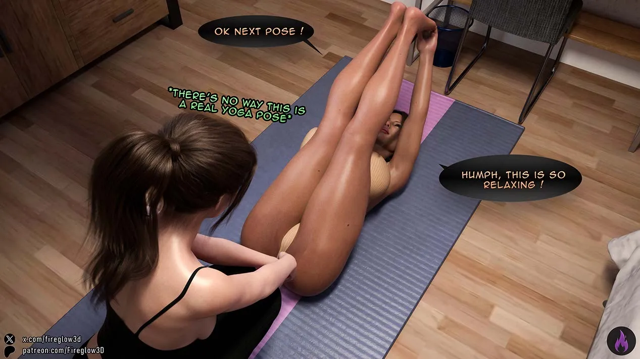My neighbor didn’t know I’m a futa [Fireglow3D] - 2 . My neighbor didn't know I'm a futa - Chapter 2 - Page 49