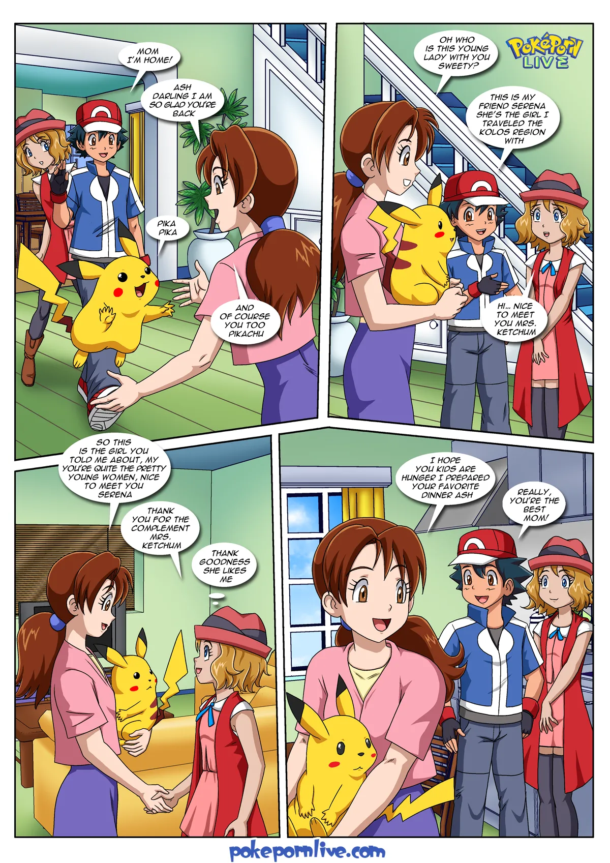 Mistress Ketchum’s PokeBitches (Pokemon) [Palcomix] - 1 . Mistress Ketchum's PokeBitches - (Pokemon) [Palcomix] - Page 3