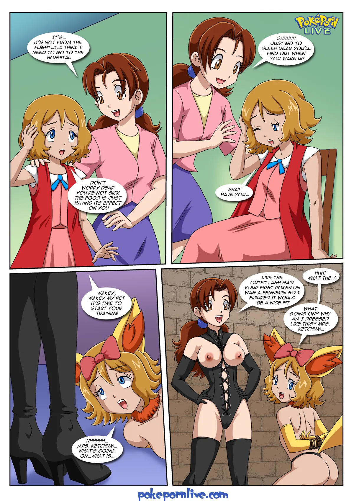 Mistress Ketchum’s PokeBitches (Pokemon) [Palcomix] - 1 . Mistress Ketchum's PokeBitches - (Pokemon) [Palcomix] - Page 5
