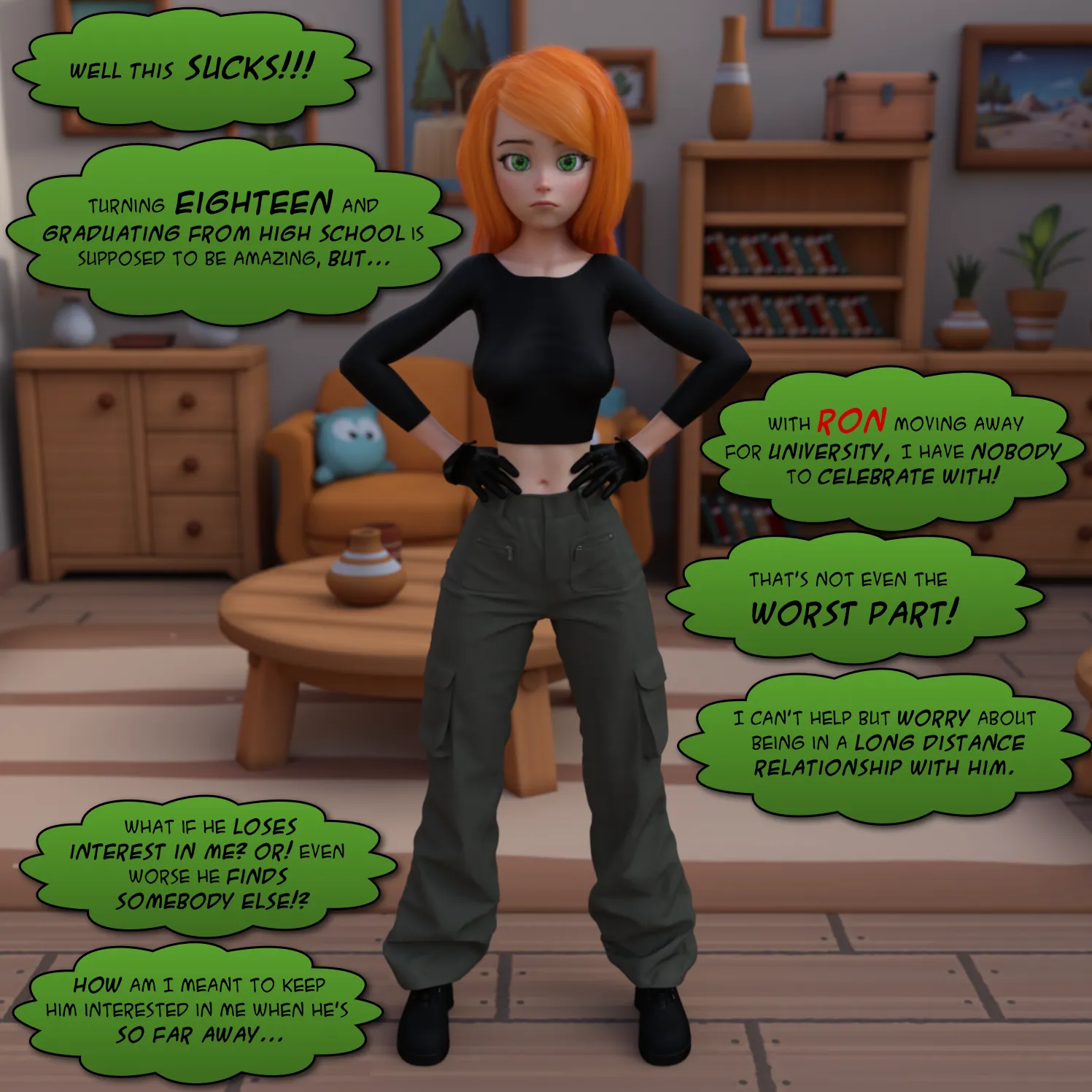 Kimbo Possible [3DK-x] - 1 . Toon Parody - Kimbo Possible - Chapter 1 - Page 2
