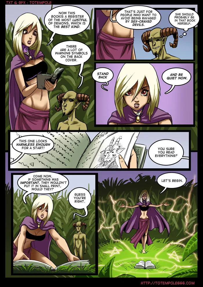 The Cummoner - 4 . The Cummoner - Chapter 4 - Hard Lesson [Totempole] - Page 5