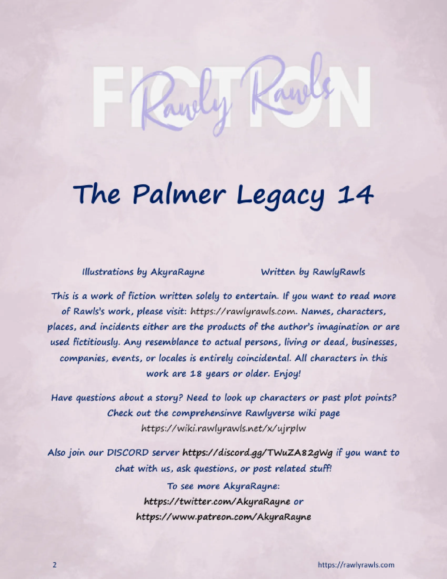 The Palmer Legacy [AkyraRayne] - 14 . The Palmer Legacy - Chapter 14 [AkyraRayne] - Page 2