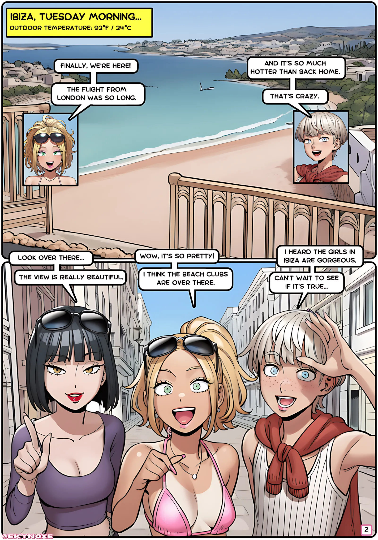 Ibiza Girl’s Trip [ AI Gen] - 1. Ibiza Girl's Trip [ Ekynoxe ] - Page 2