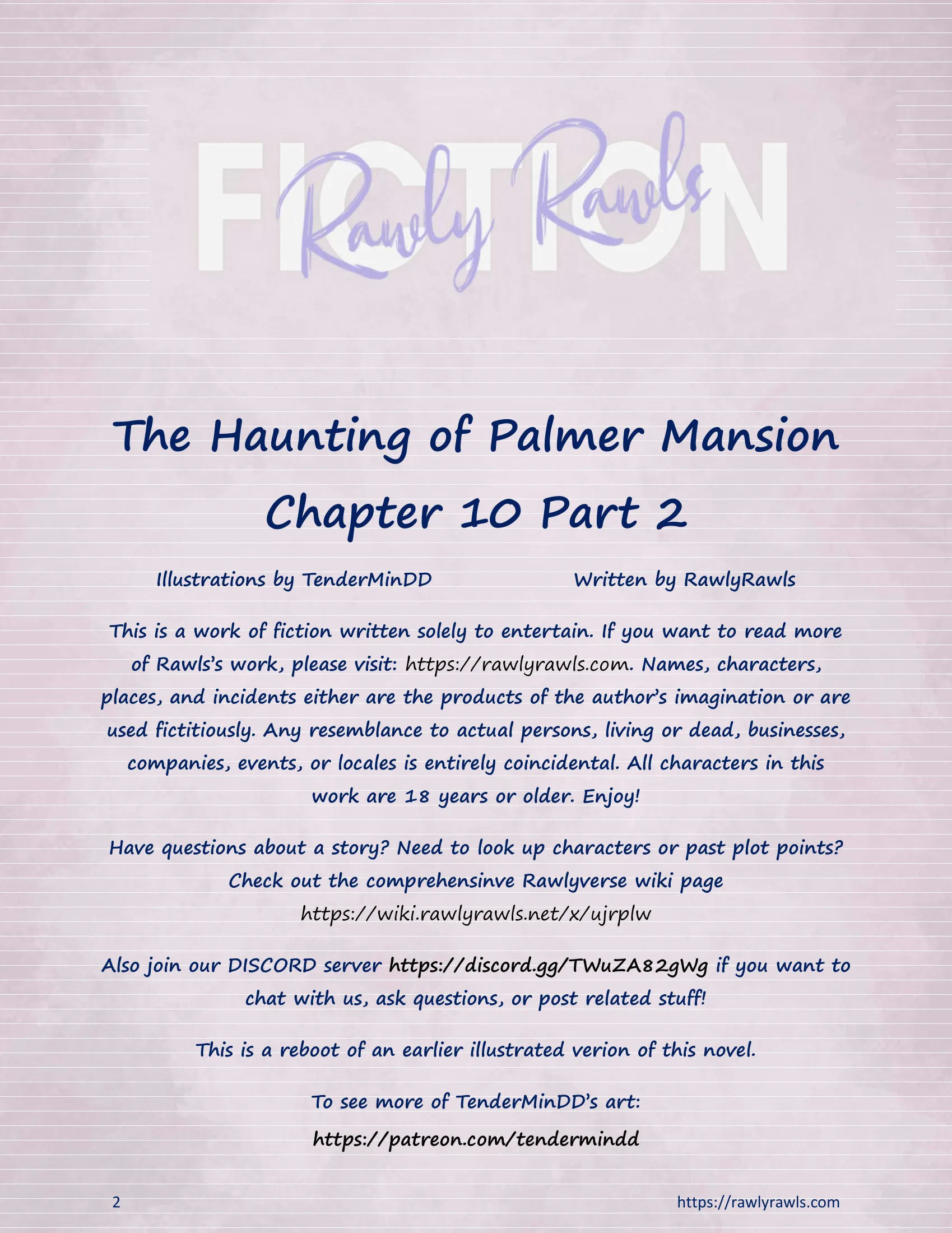 The Haunting Of Palmer Mansion [RawlyRawls] - 10.2 . The Haunting Of Palmer Mansion - Chapter 10 Part 2 [TenderMindd ] - Page 2