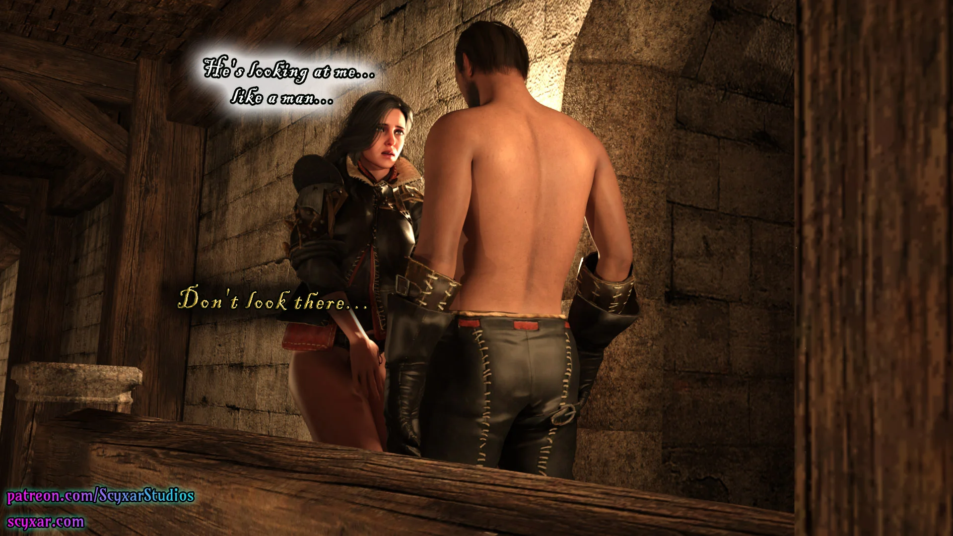 Geralt’s Transformation into Yennefer [Scyxar Studios] - 6 . Geralt’s Transformation into Yennefer - Chapter 6 - Page 11