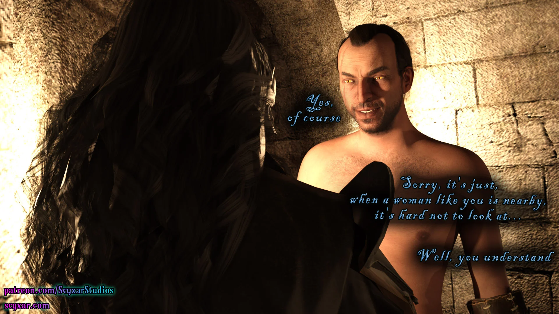 Geralt’s Transformation into Yennefer [Scyxar Studios] - 6 . Geralt’s Transformation into Yennefer - Chapter 6 - Page 12