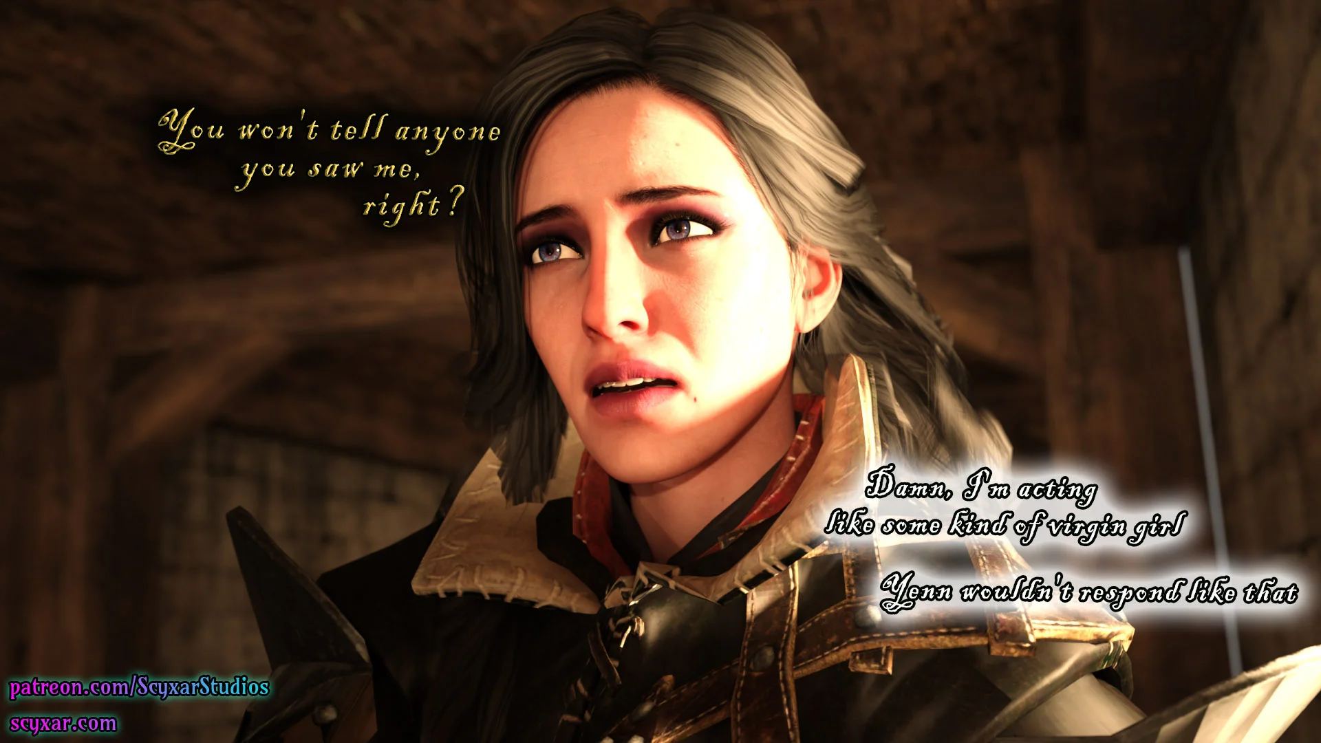 Geralt’s Transformation into Yennefer [Scyxar Studios] - 6 . Geralt’s Transformation into Yennefer - Chapter 6 - Page 13