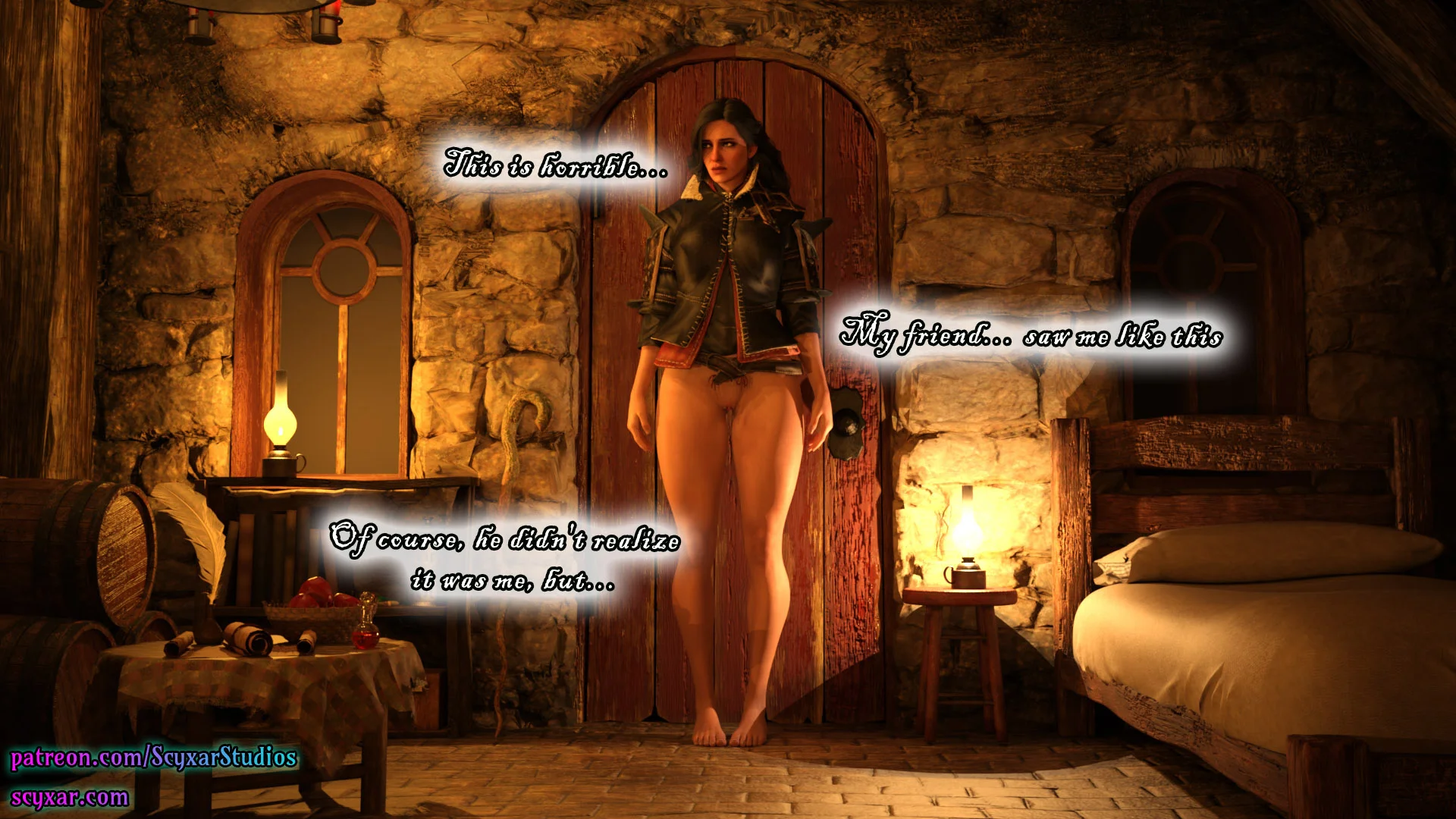 Geralt’s Transformation into Yennefer [Scyxar Studios] - 6 . Geralt’s Transformation into Yennefer - Chapter 6 - Page 16
