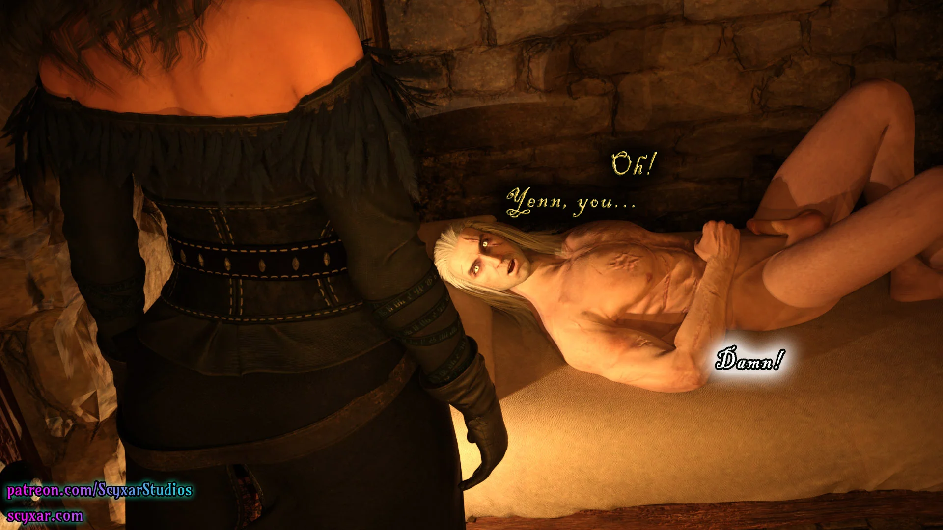 Geralt’s Transformation into Yennefer [Scyxar Studios] - 6 . Geralt’s Transformation into Yennefer - Chapter 6 - Page 47