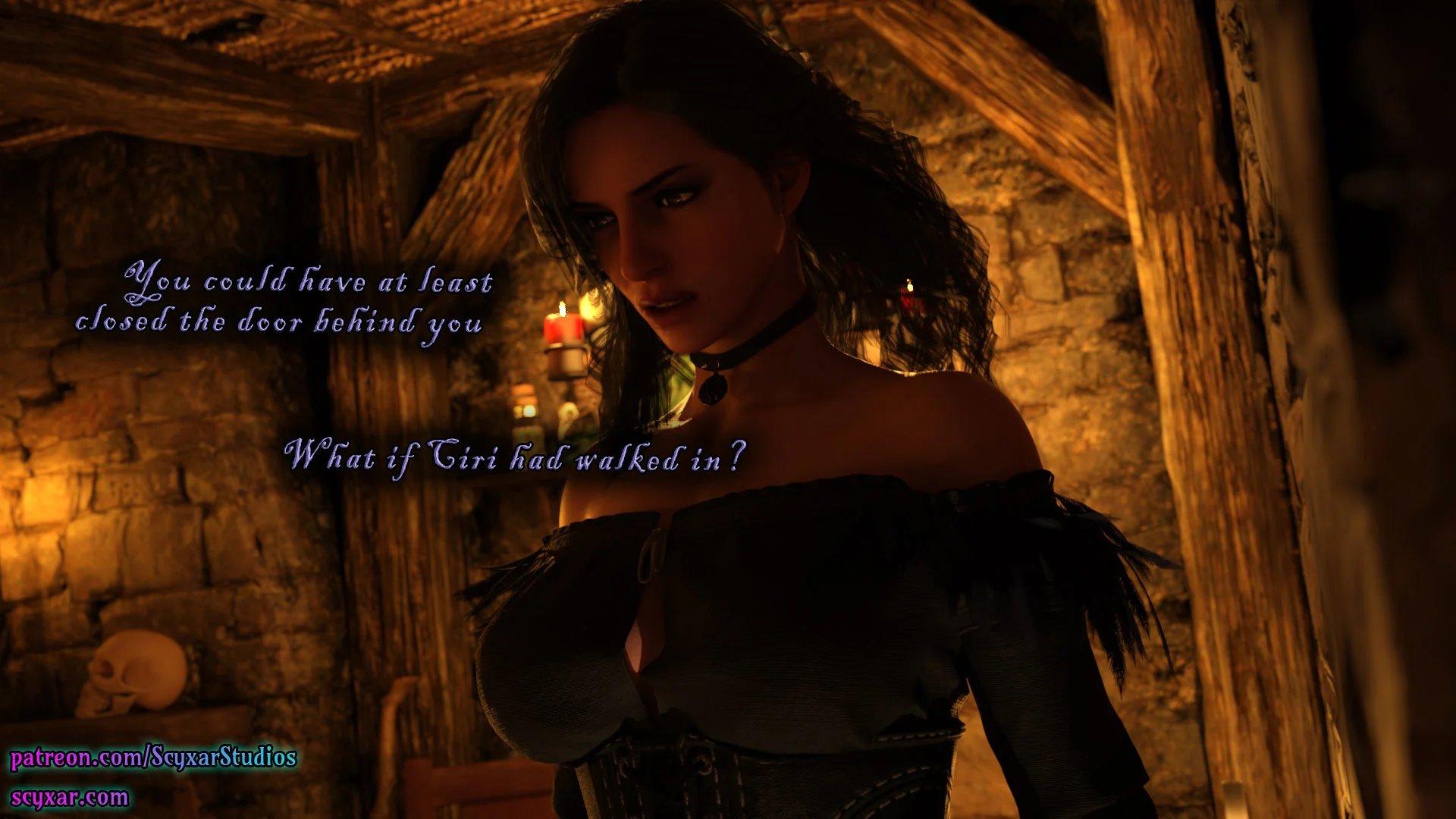 Geralt’s Transformation into Yennefer [Scyxar Studios] - 6 . Geralt’s Transformation into Yennefer - Chapter 6 - Page 48