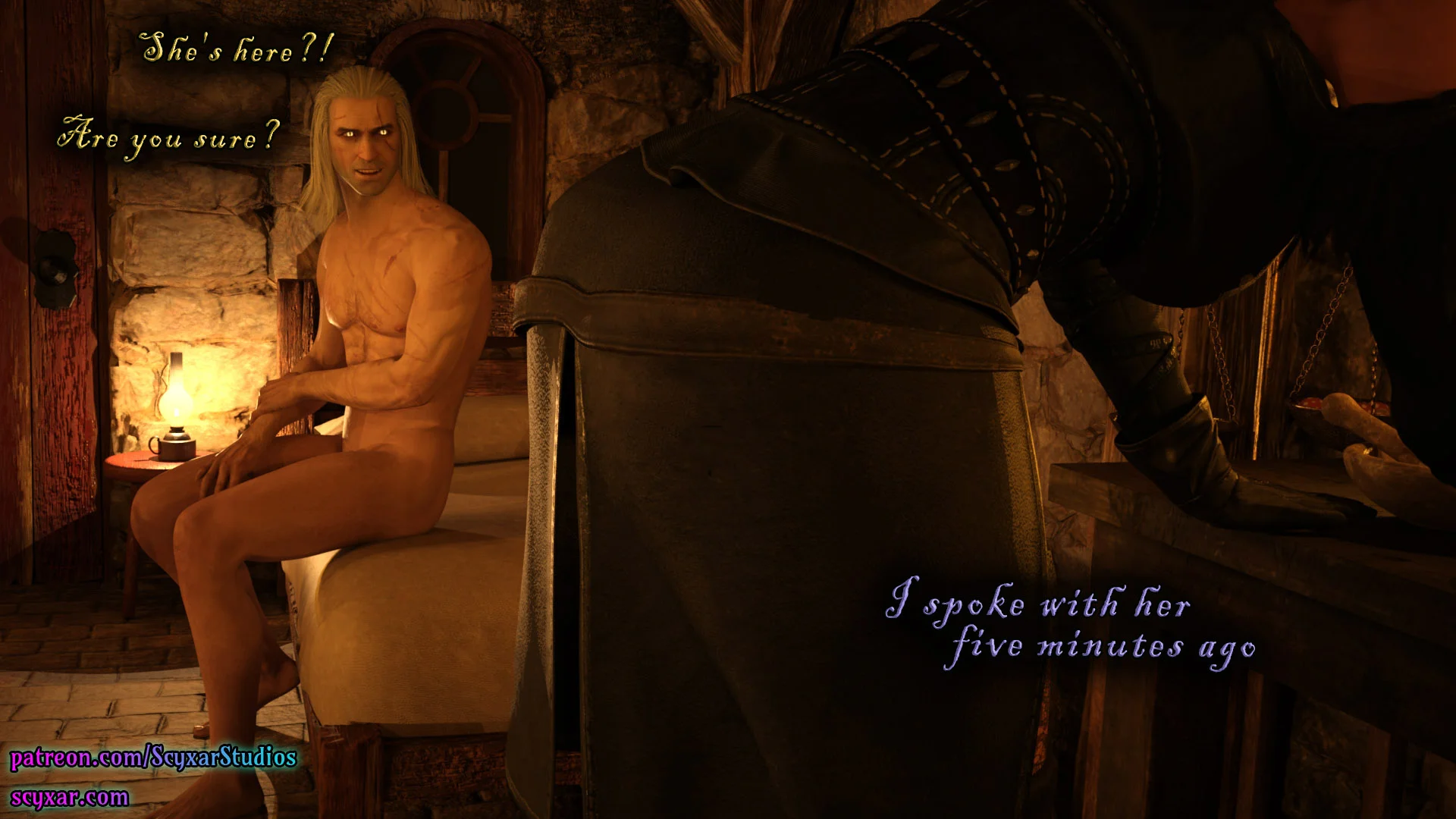 Geralt’s Transformation into Yennefer [Scyxar Studios] - 6 . Geralt’s Transformation into Yennefer - Chapter 6 - Page 51