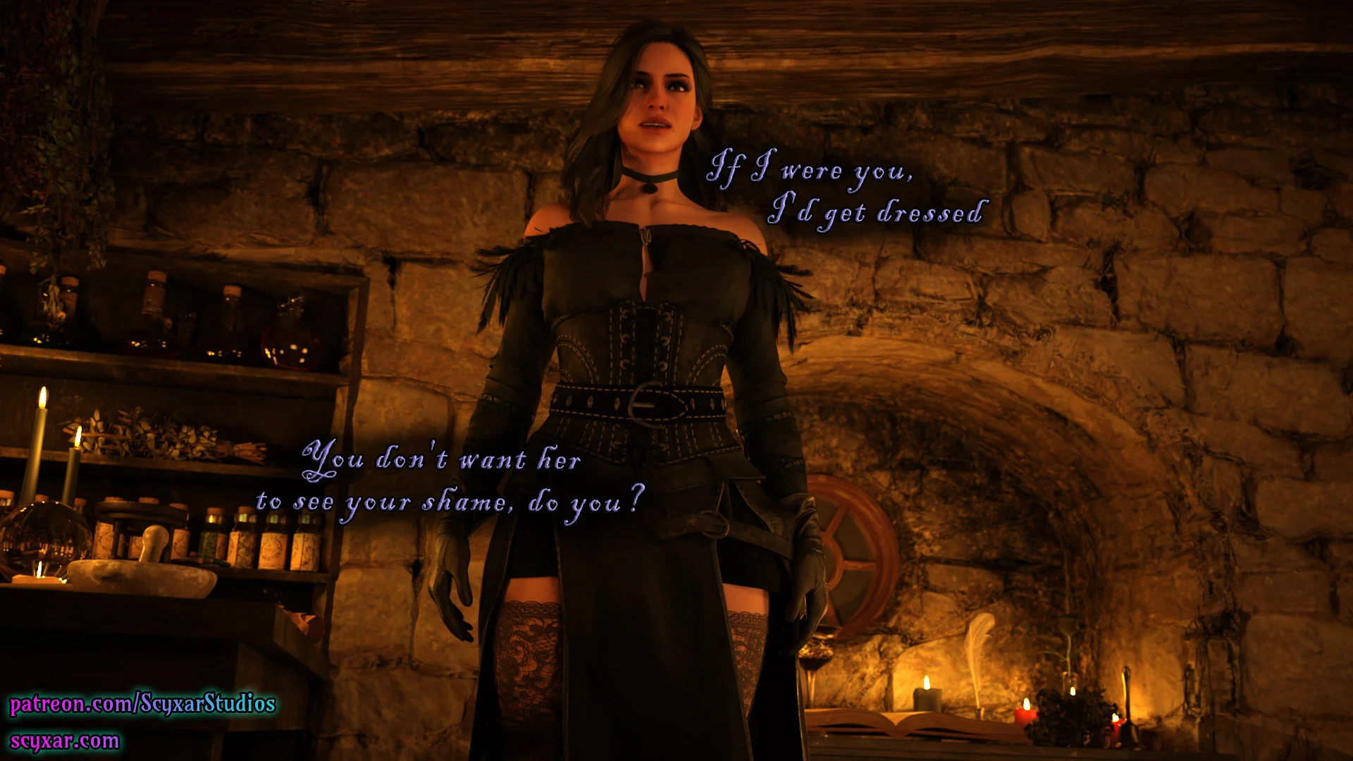 Geralt’s Transformation into Yennefer [Scyxar Studios] - 6 . Geralt’s Transformation into Yennefer - Chapter 6 - Page 52