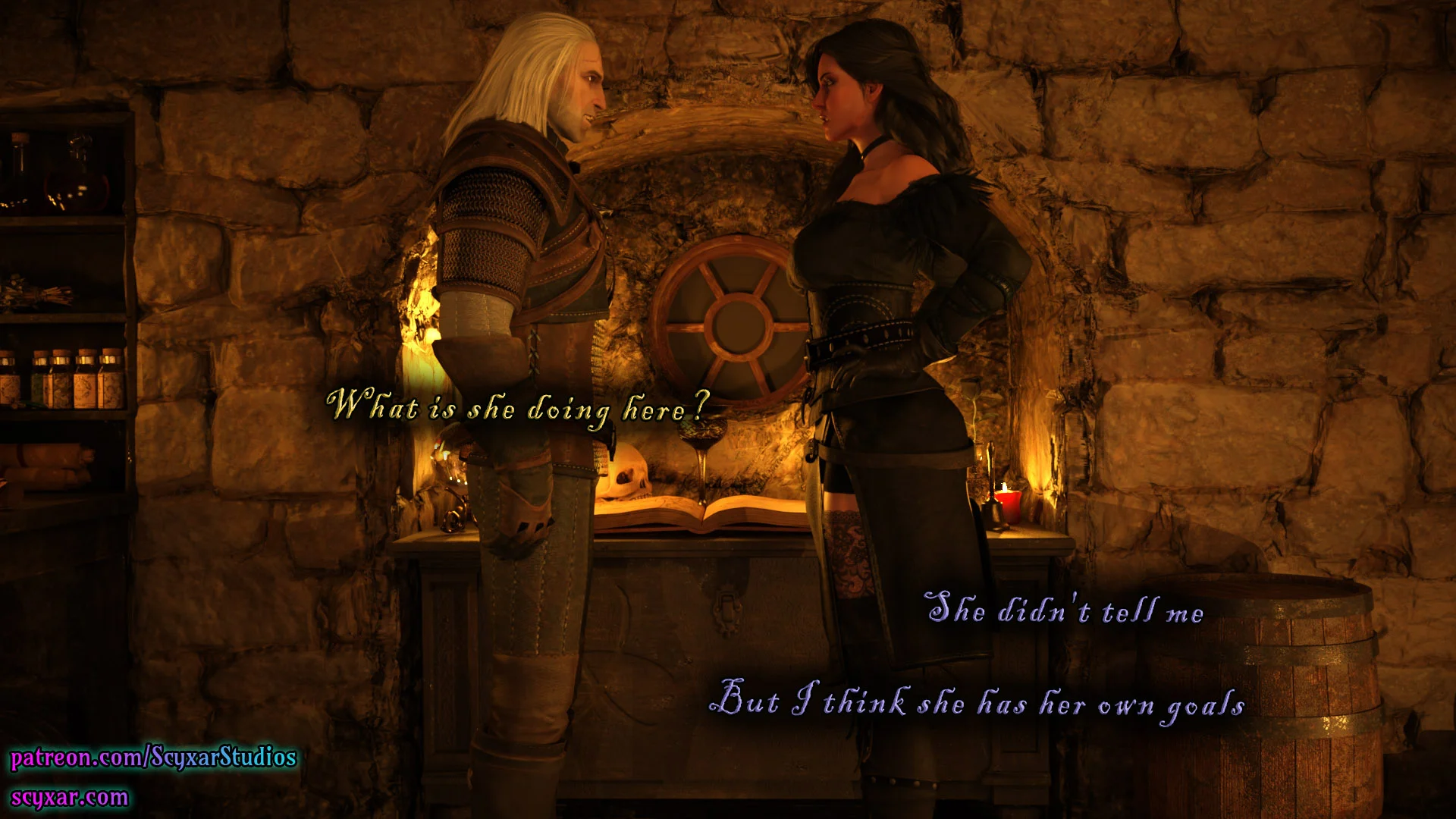 Geralt’s Transformation into Yennefer [Scyxar Studios] - 6 . Geralt’s Transformation into Yennefer - Chapter 6 - Page 53
