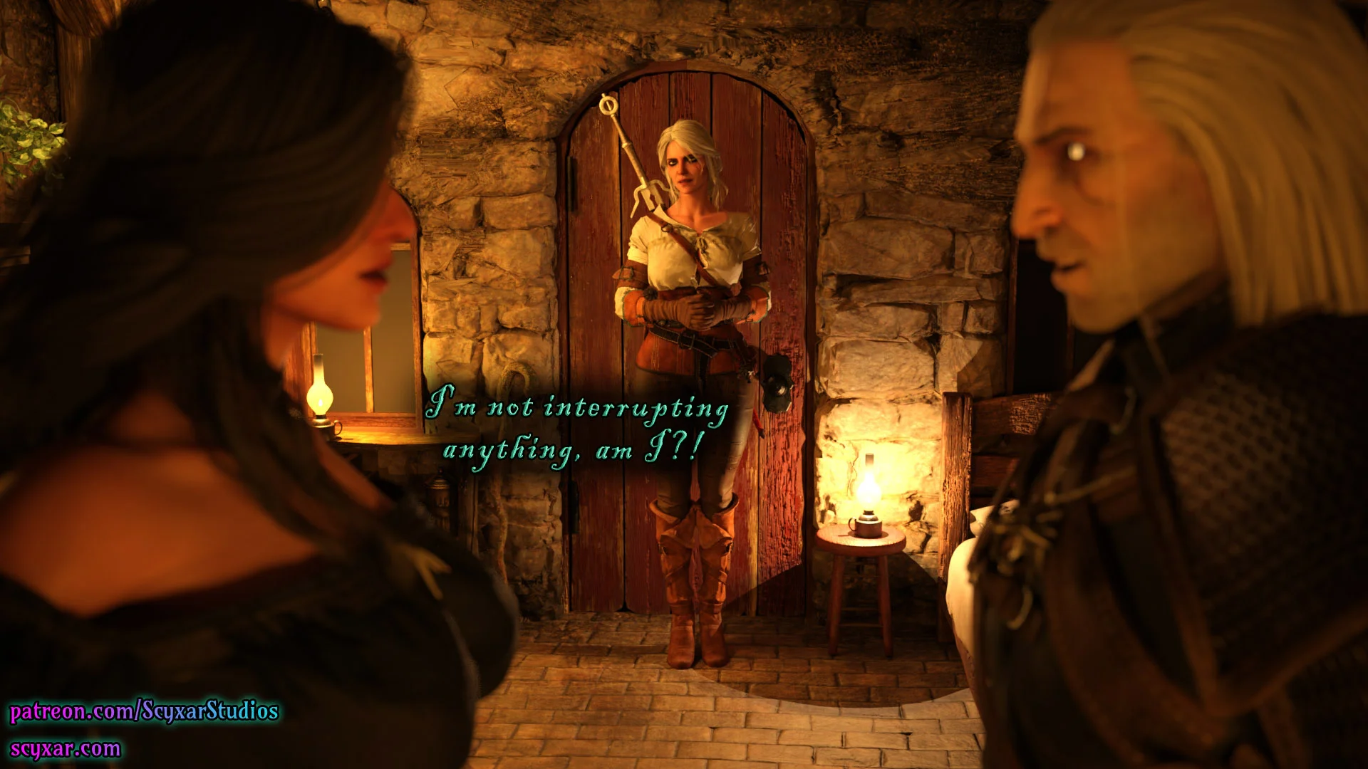 Geralt’s Transformation into Yennefer [Scyxar Studios] - 6 . Geralt’s Transformation into Yennefer - Chapter 6 - Page 55