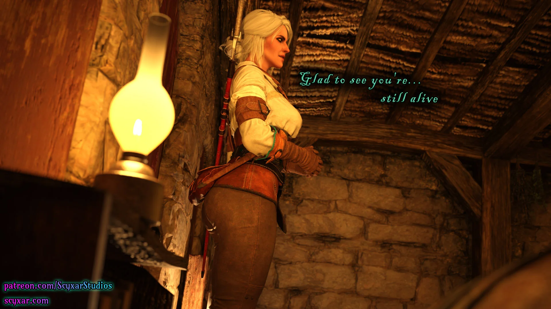 Geralt’s Transformation into Yennefer [Scyxar Studios] - 6 . Geralt’s Transformation into Yennefer - Chapter 6 - Page 58