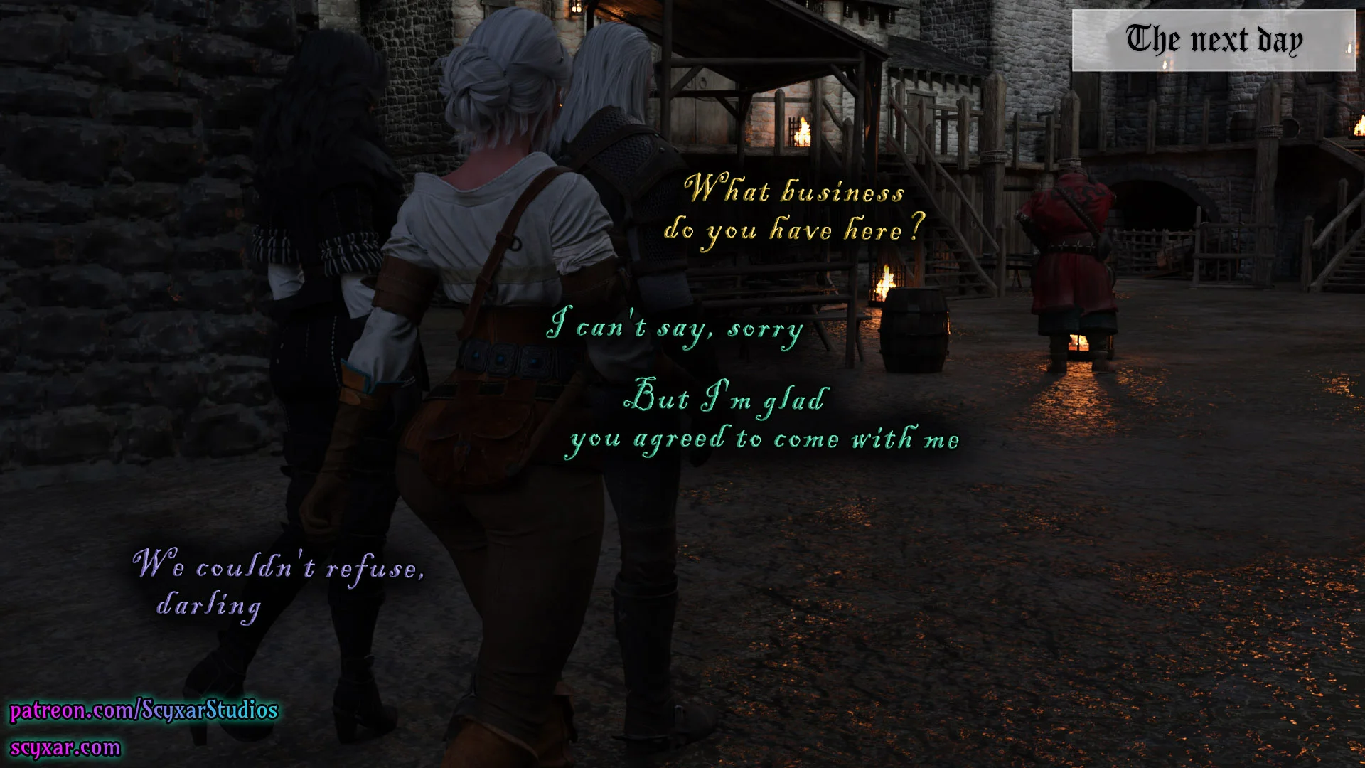 Geralt’s Transformation into Yennefer [Scyxar Studios] - 6 . Geralt’s Transformation into Yennefer - Chapter 6 - Page 60