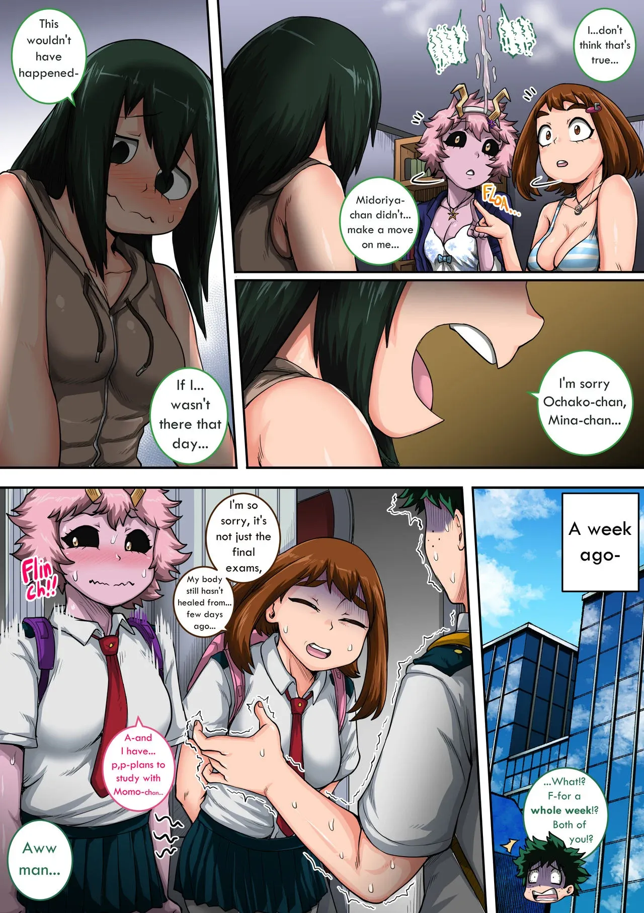 My Harem Academia (Boku No Hero Academia) - 6 . My Harem Academia - The Frog Girl With Animal Instincts - Chapter 6 - Page 5