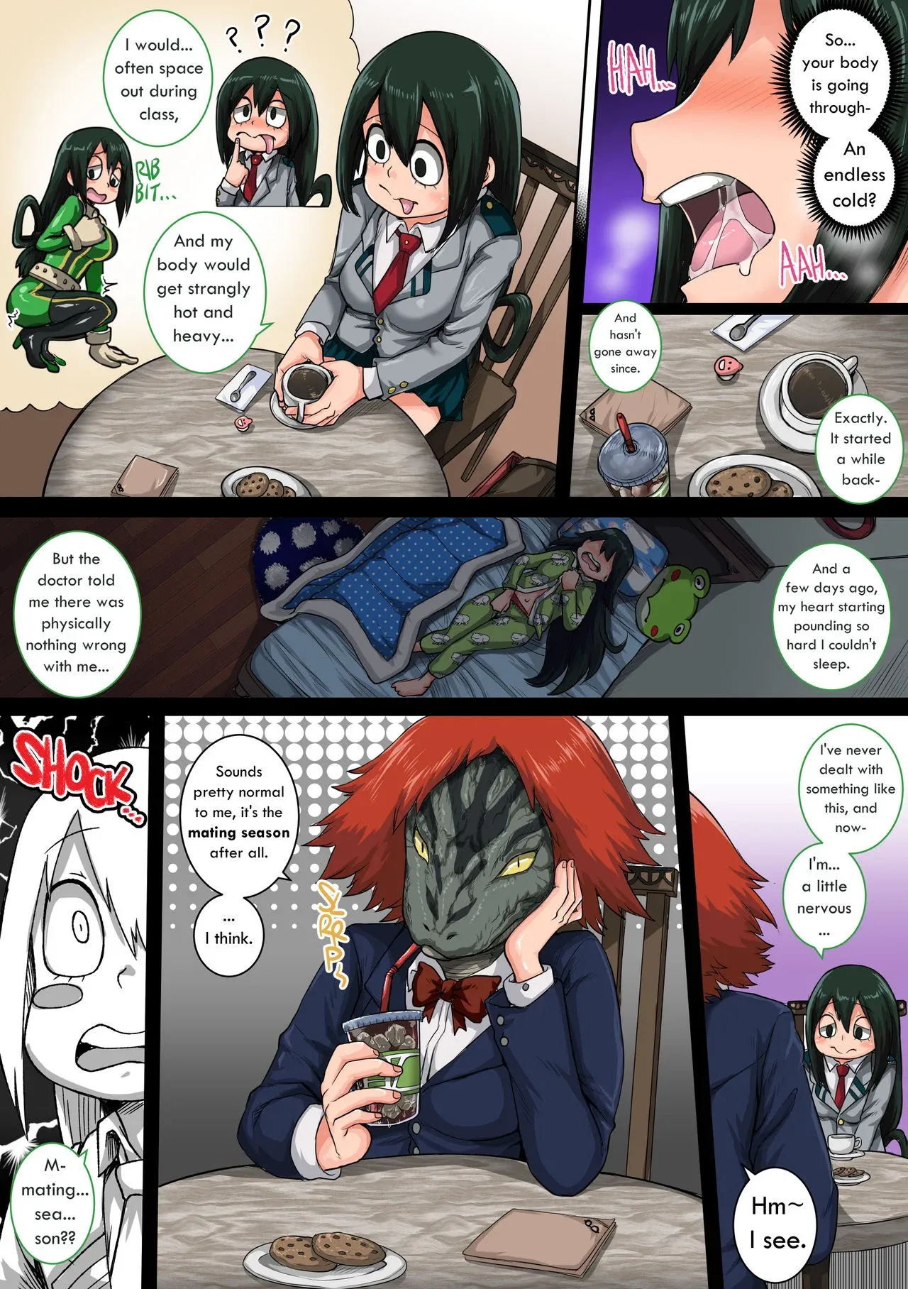 My Harem Academia (Boku No Hero Academia) - 6 . My Harem Academia - The Frog Girl With Animal Instincts - Chapter 6 - Page 8