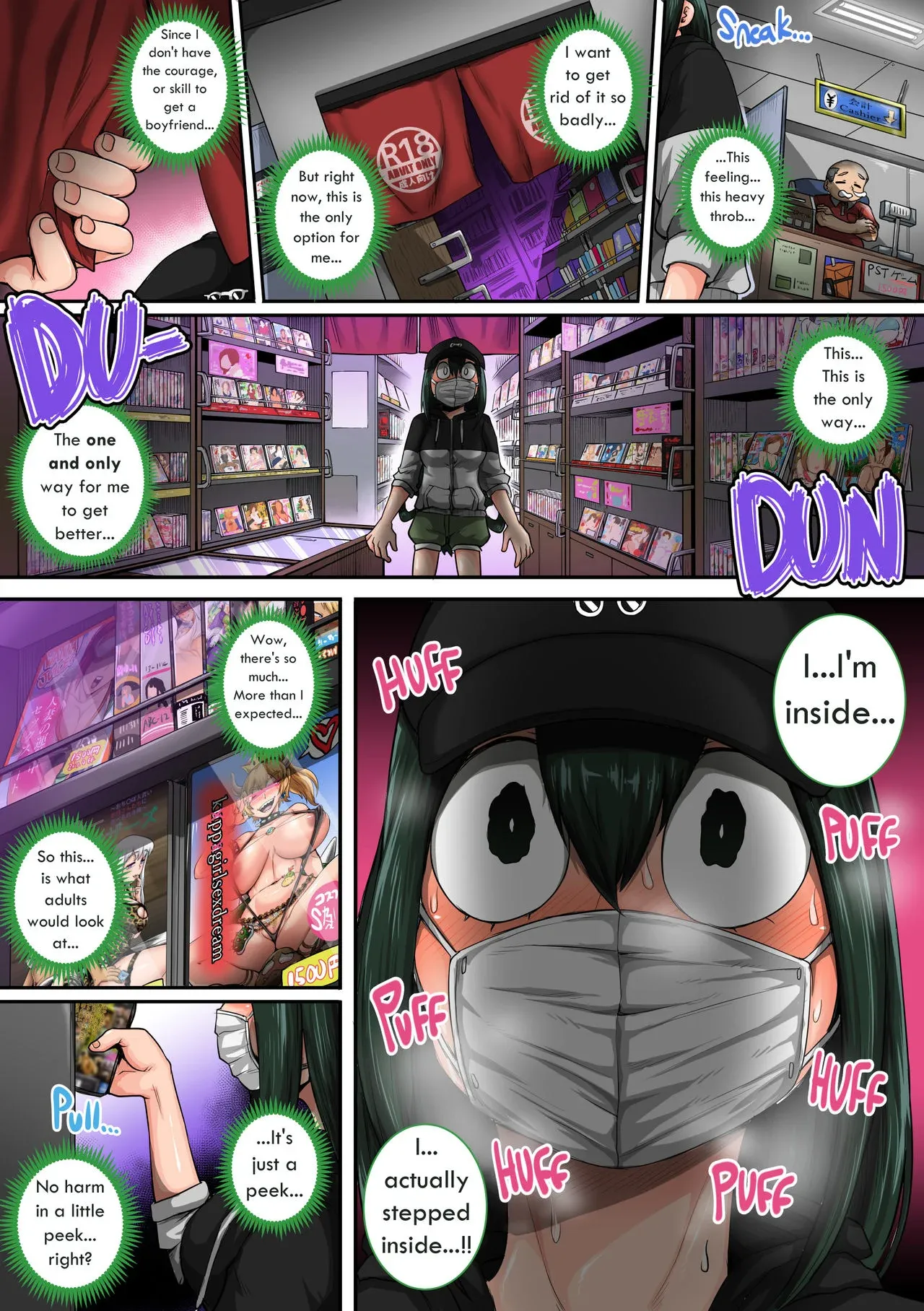 My Harem Academia (Boku No Hero Academia) - 6 . My Harem Academia - The Frog Girl With Animal Instincts - Chapter 6 - Page 12