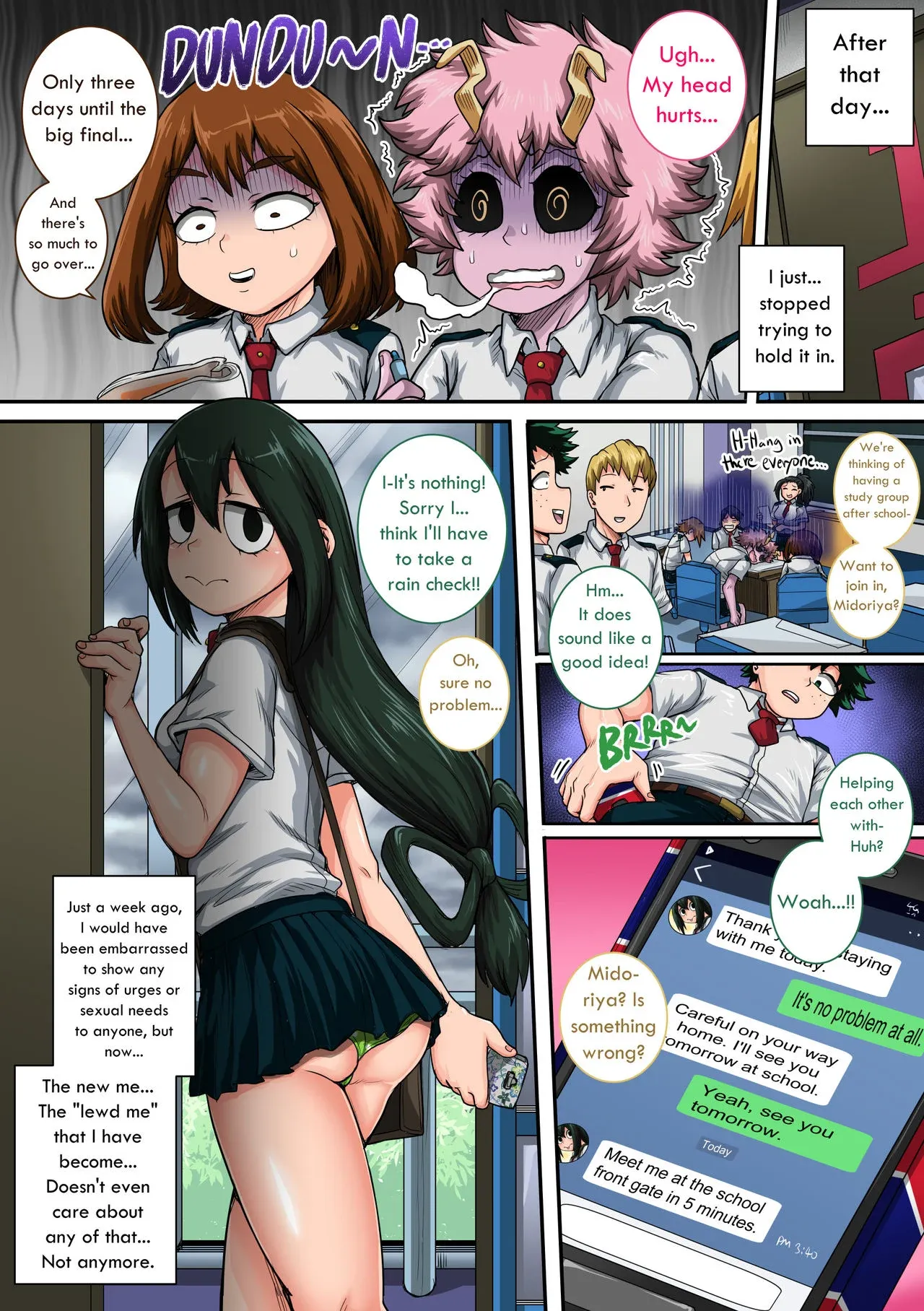 My Harem Academia (Boku No Hero Academia) - 6 . My Harem Academia - The Frog Girl With Animal Instincts - Chapter 6 - Page 43