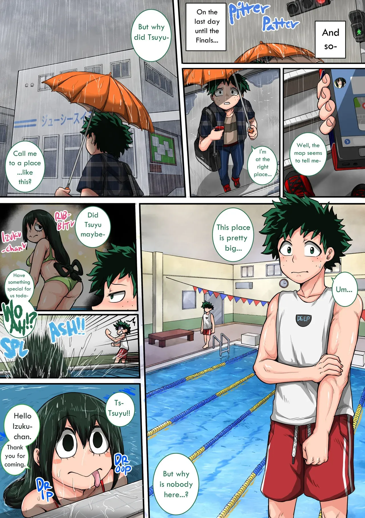 My Harem Academia (Boku No Hero Academia) - 6 . My Harem Academia - The Frog Girl With Animal Instincts - Chapter 6 - Page 53
