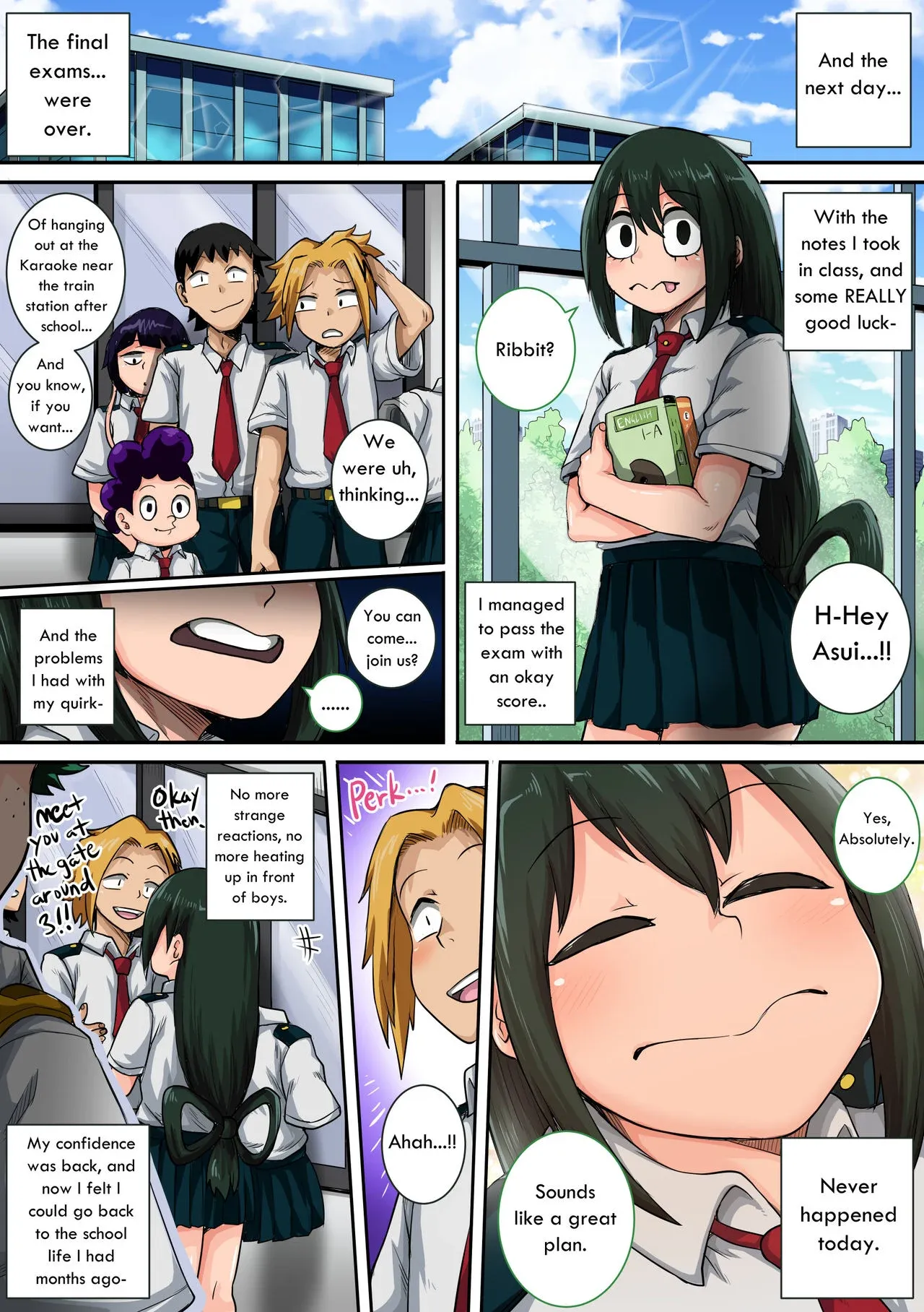 My Harem Academia (Boku No Hero Academia) - 6 . My Harem Academia - The Frog Girl With Animal Instincts - Chapter 6 - Page 65