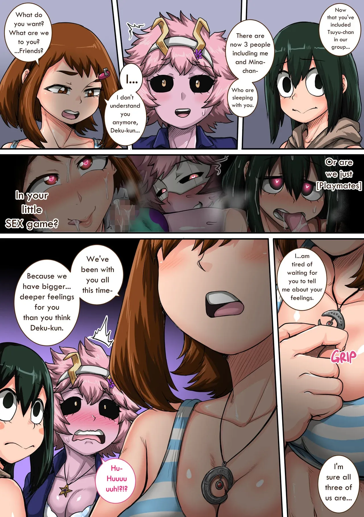 My Harem Academia (Boku No Hero Academia) - 6 . My Harem Academia - The Frog Girl With Animal Instincts - Chapter 6 - Page 73