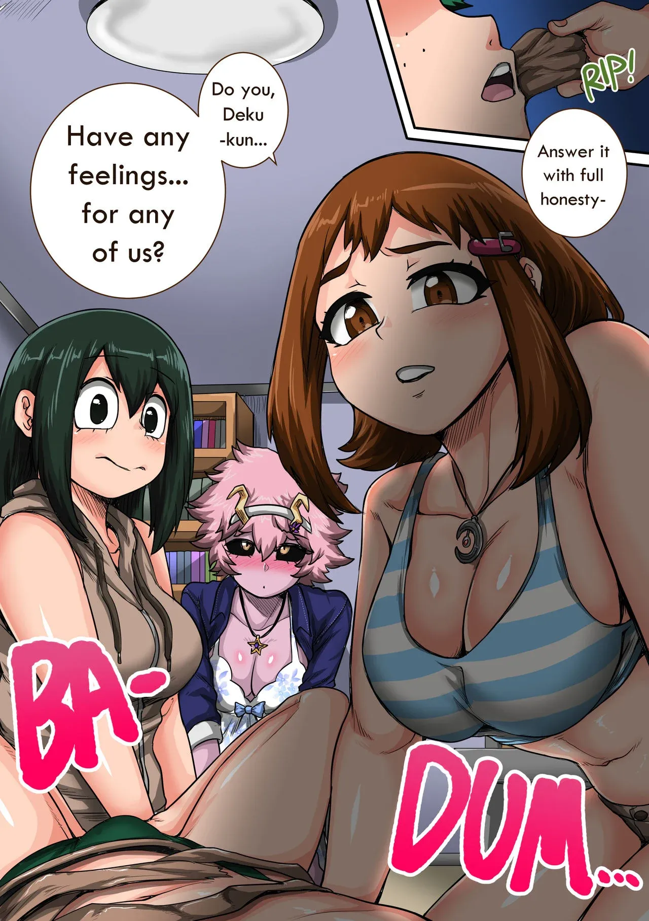 My Harem Academia (Boku No Hero Academia) - 6 . My Harem Academia - The Frog Girl With Animal Instincts - Chapter 6 - Page 75