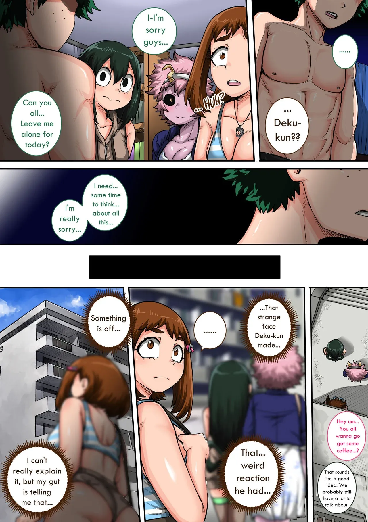 My Harem Academia (Boku No Hero Academia) - 6 . My Harem Academia - The Frog Girl With Animal Instincts - Chapter 6 - Page 78