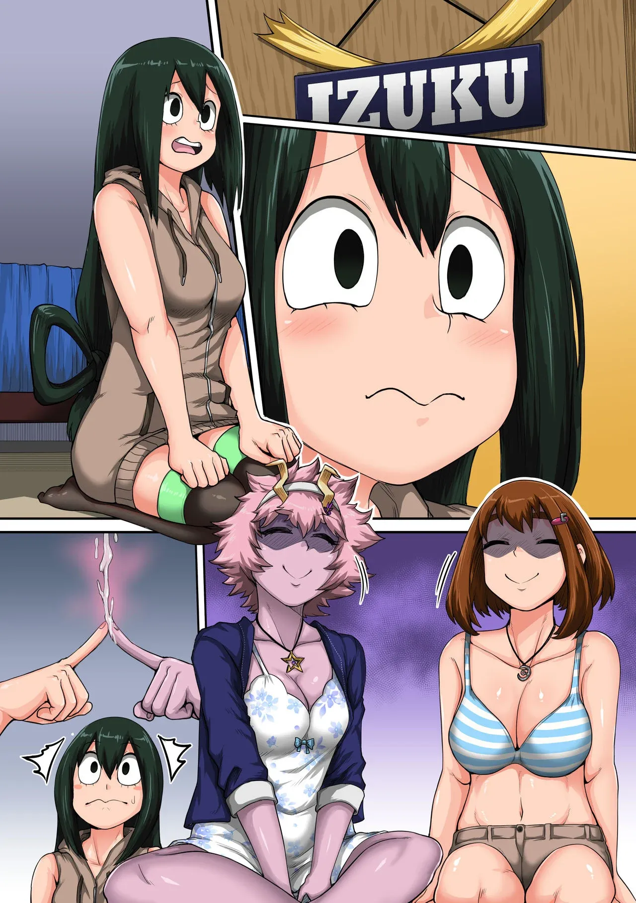 My Harem Academia (Boku No Hero Academia) - 6 . My Harem Academia - The Frog Girl With Animal Instincts - Chapter 6 - Page 85