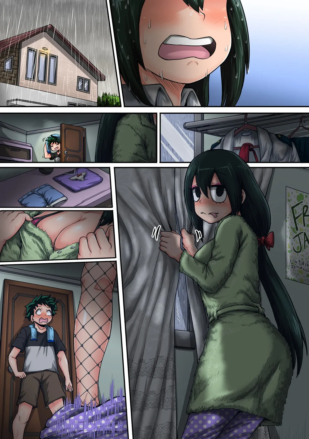 My Harem Academia (Boku No Hero Academia) - 6 . My Harem Academia - The Frog Girl With Animal Instincts - Chapter 6 - Page 115
