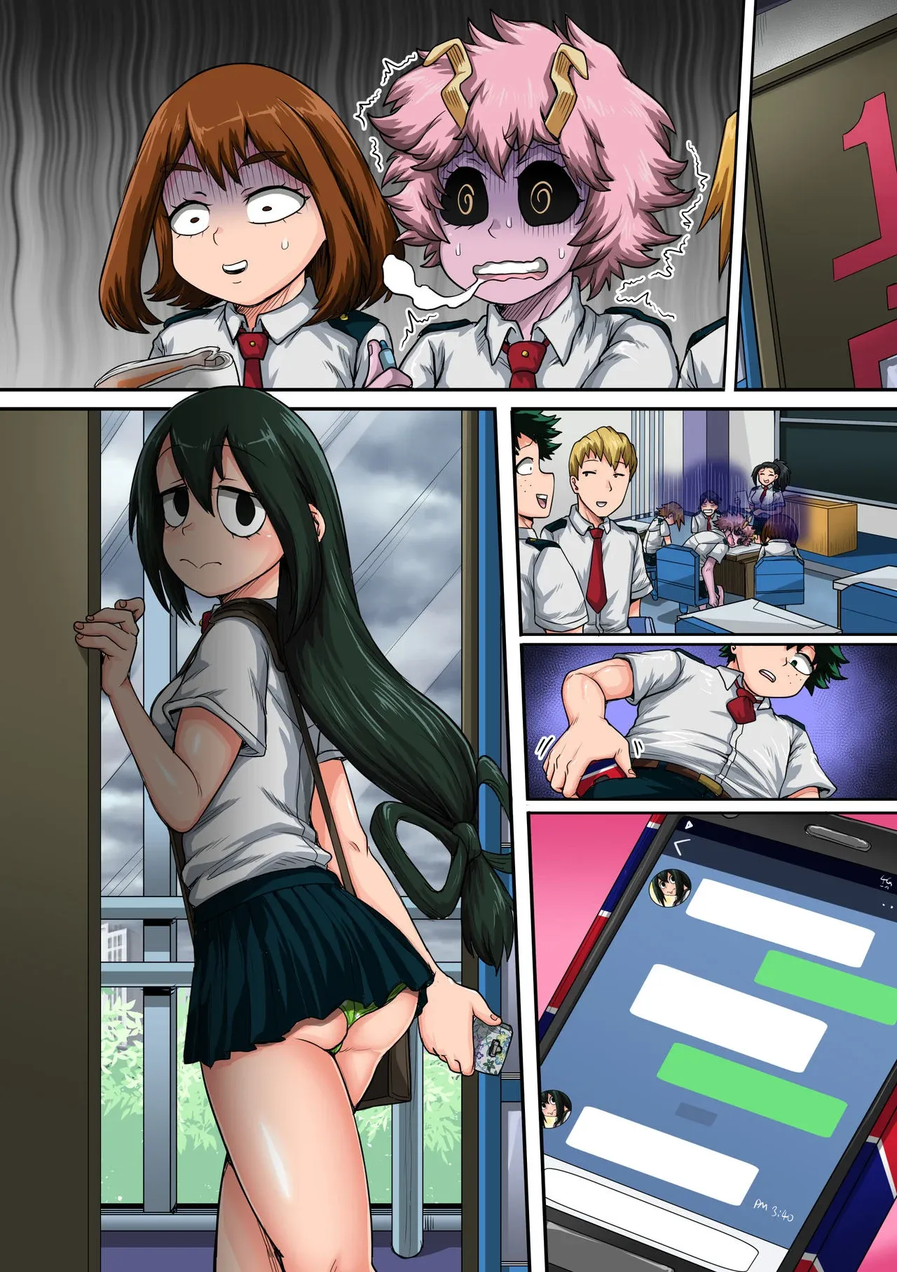 My Harem Academia (Boku No Hero Academia) - 6 . My Harem Academia - The Frog Girl With Animal Instincts - Chapter 6 - Page 125