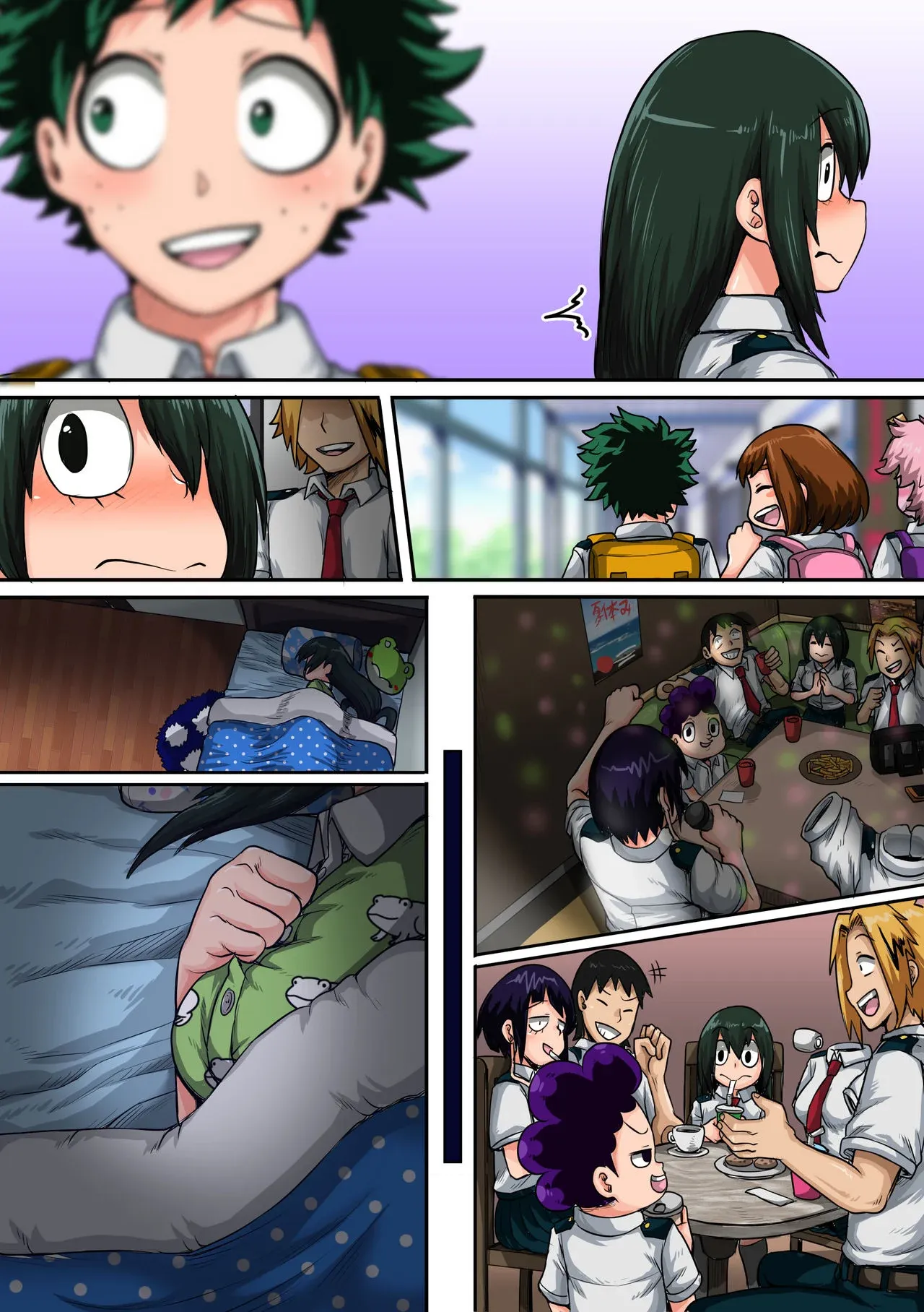 My Harem Academia (Boku No Hero Academia) - 6 . My Harem Academia - The Frog Girl With Animal Instincts - Chapter 6 - Page 148