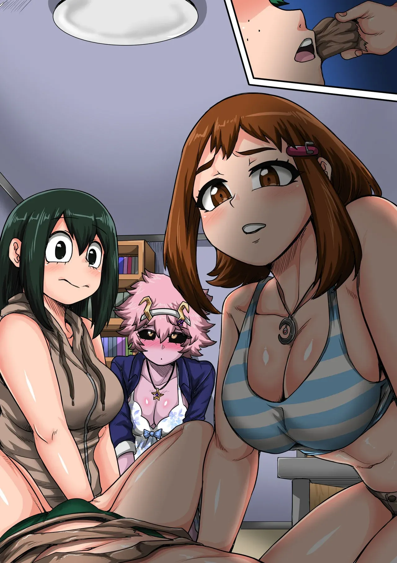 My Harem Academia (Boku No Hero Academia) - 6 . My Harem Academia - The Frog Girl With Animal Instincts - Chapter 6 - Page 157