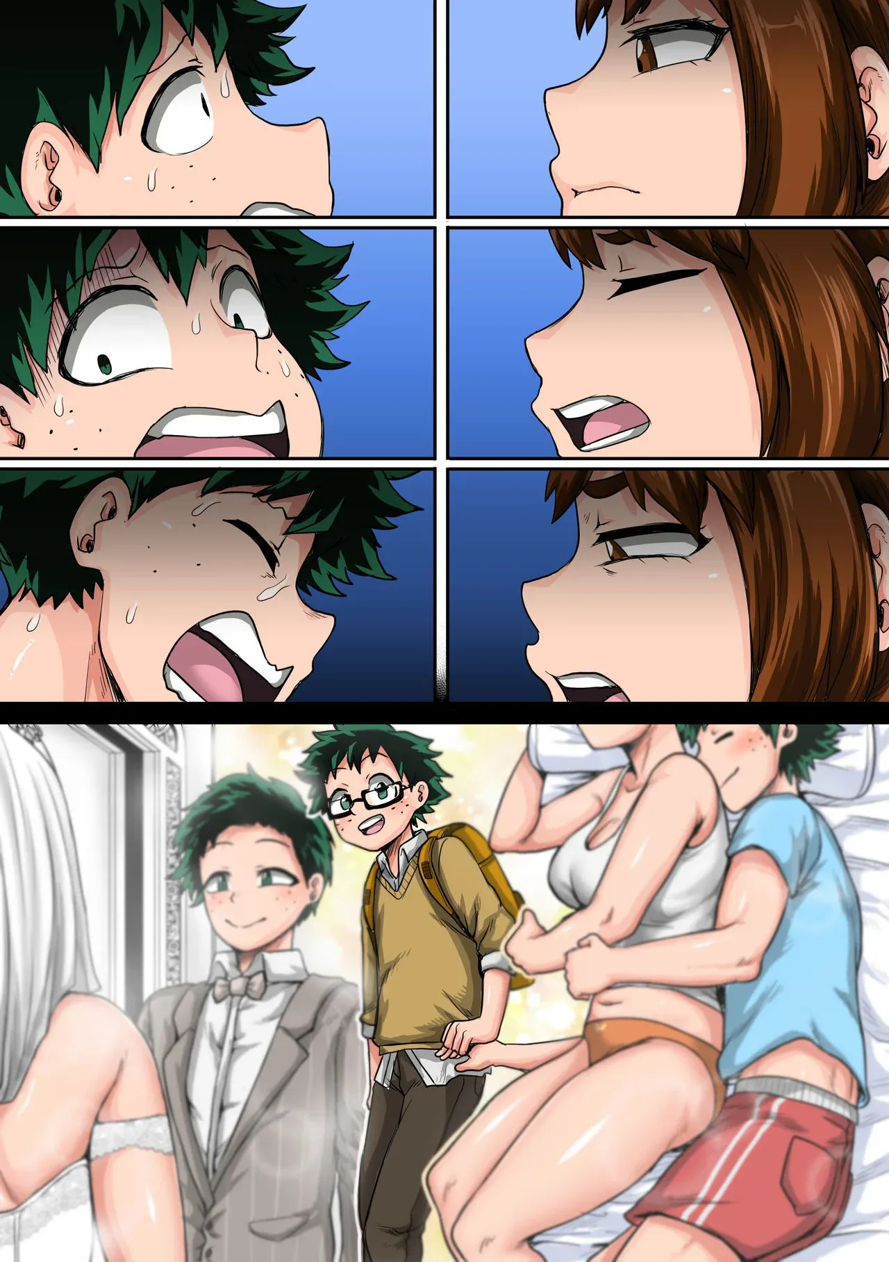 My Harem Academia (Boku No Hero Academia) - 6 . My Harem Academia - The Frog Girl With Animal Instincts - Chapter 6 - Page 158
