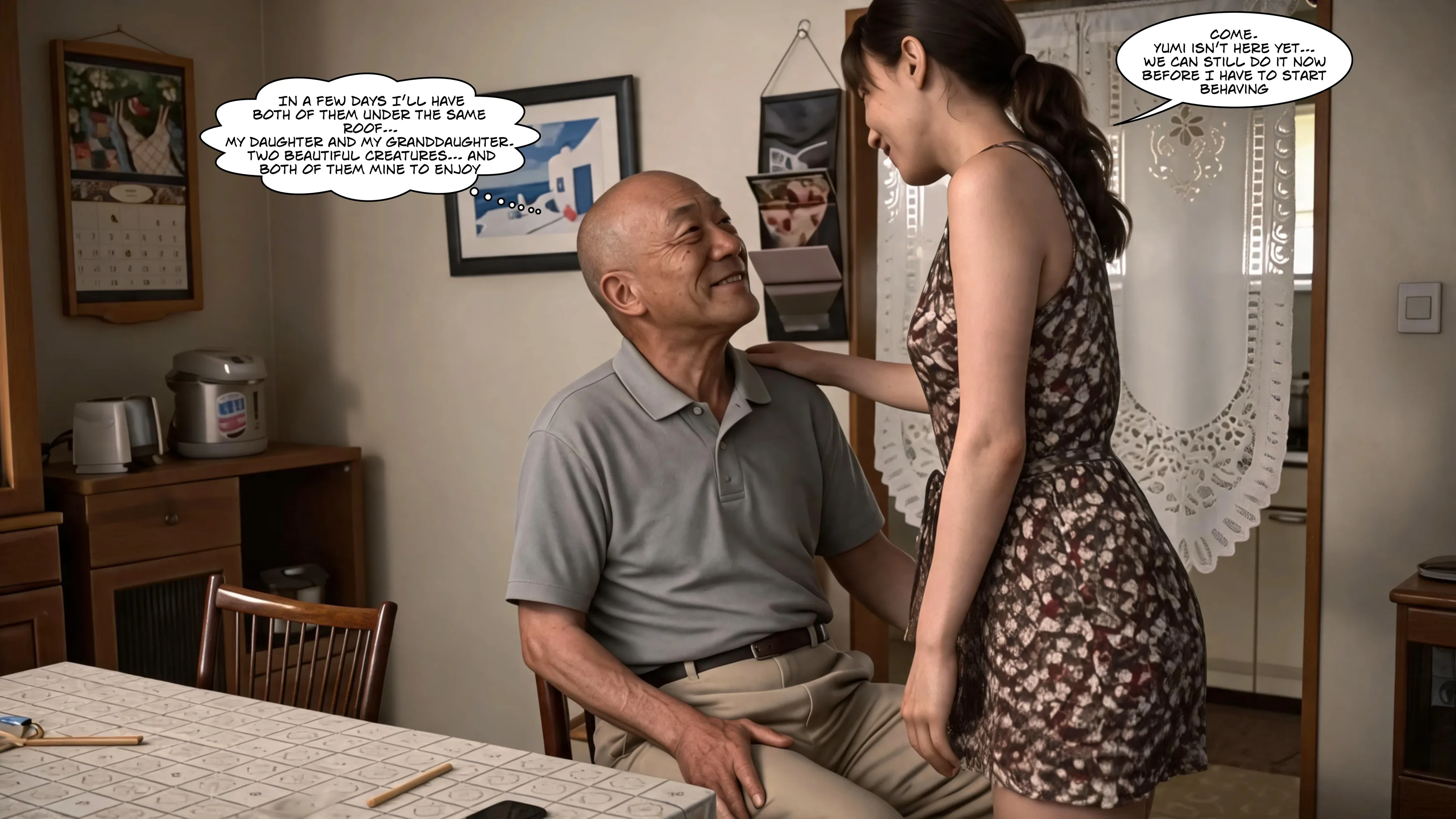 GRANDPA’S SECRET LOVERS – The Forbidden Desire - 1. The Forbidden Desire - Chapter 1 - Page 8