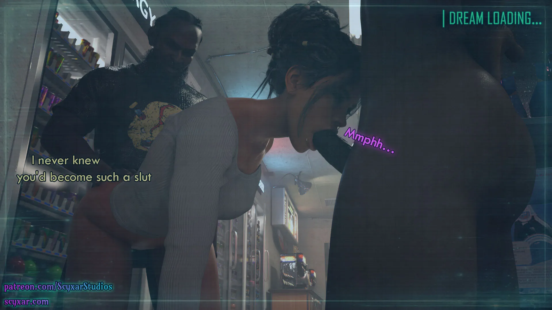 Once You Go Black, You Never Go Back (Cyberpunk) - 7 . Once You Go Black, You Never Go Back - Chapter 7 [Scyxar Studios] - Page 34