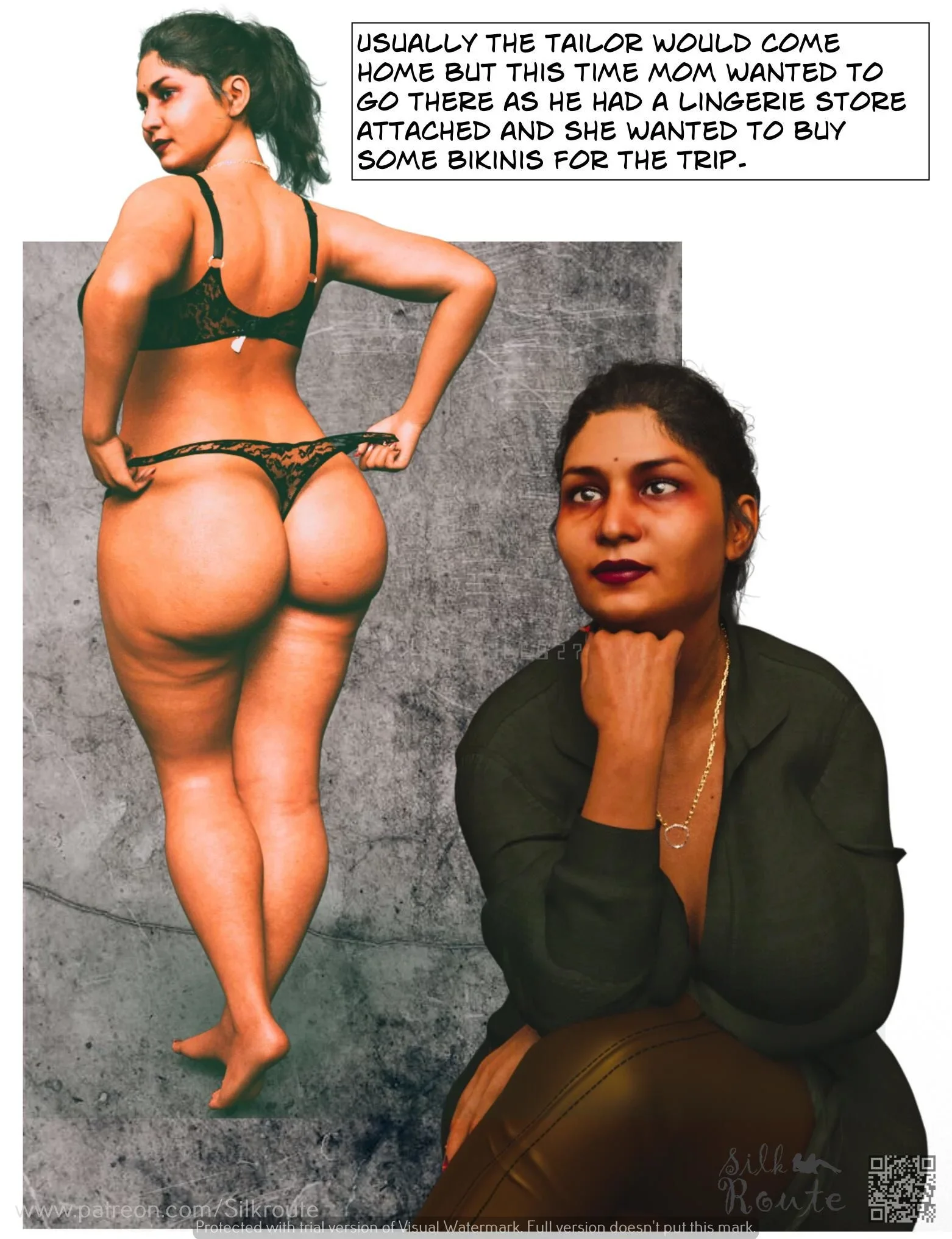 Rani Aunty [Indian Porn] - 3.1 . Rani Aunty - The V - 1 - Chapter 3.2 [Silk Route] - Page 6