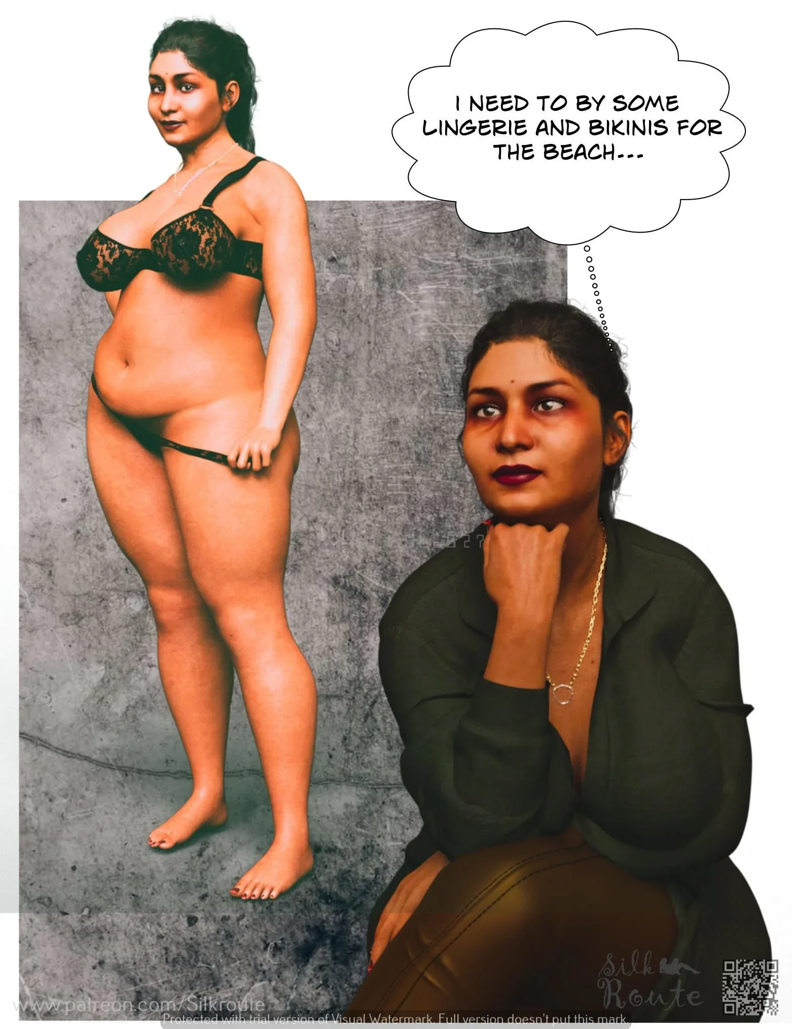 Rani Aunty [Indian Porn] - 3.1 . Rani Aunty - The V - 1 - Chapter 3.2 [Silk Route] - Page 7
