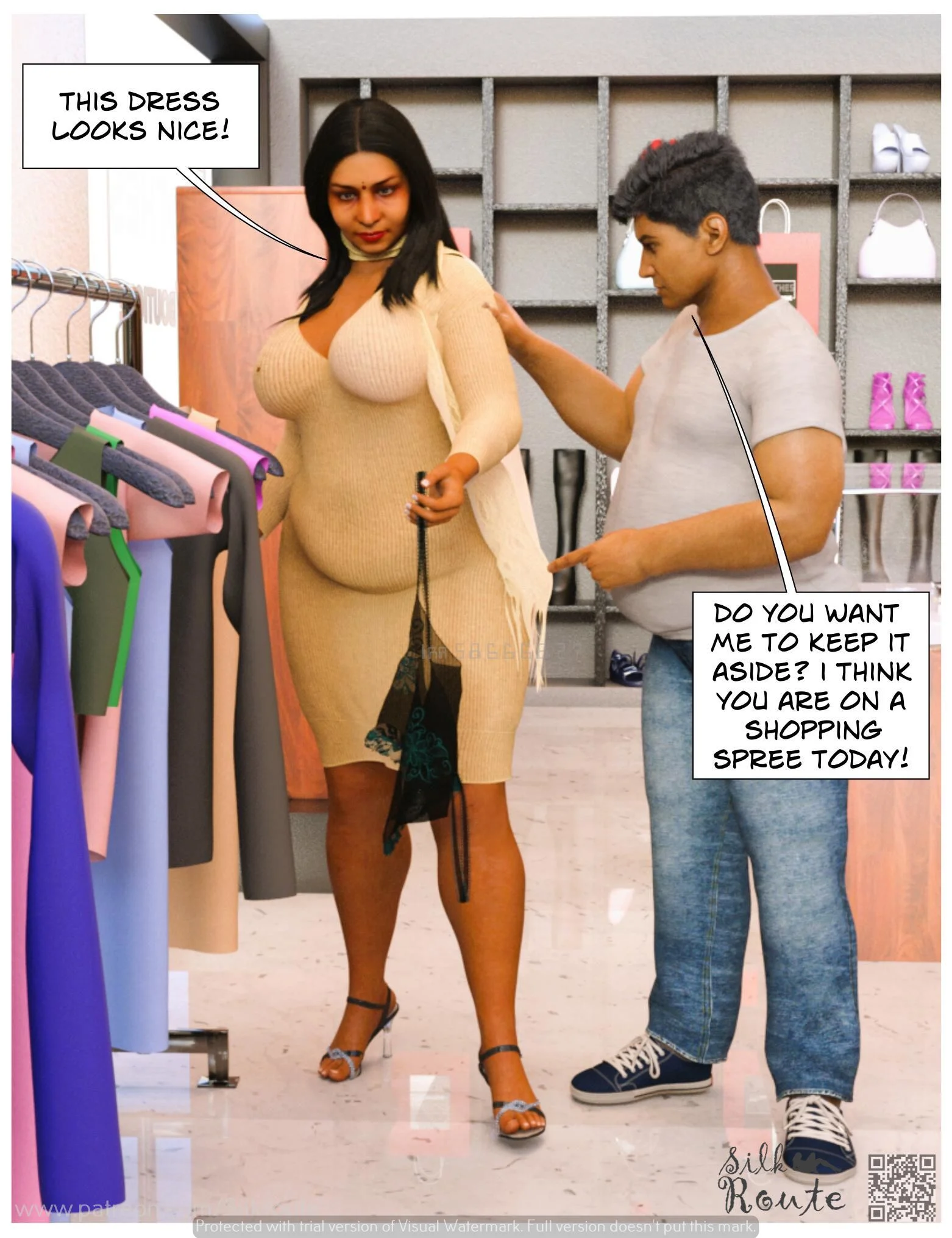 Rani Aunty [Indian Porn] - 3.1 . Rani Aunty - The V - 1 - Chapter 3.2 [Silk Route] - Page 12