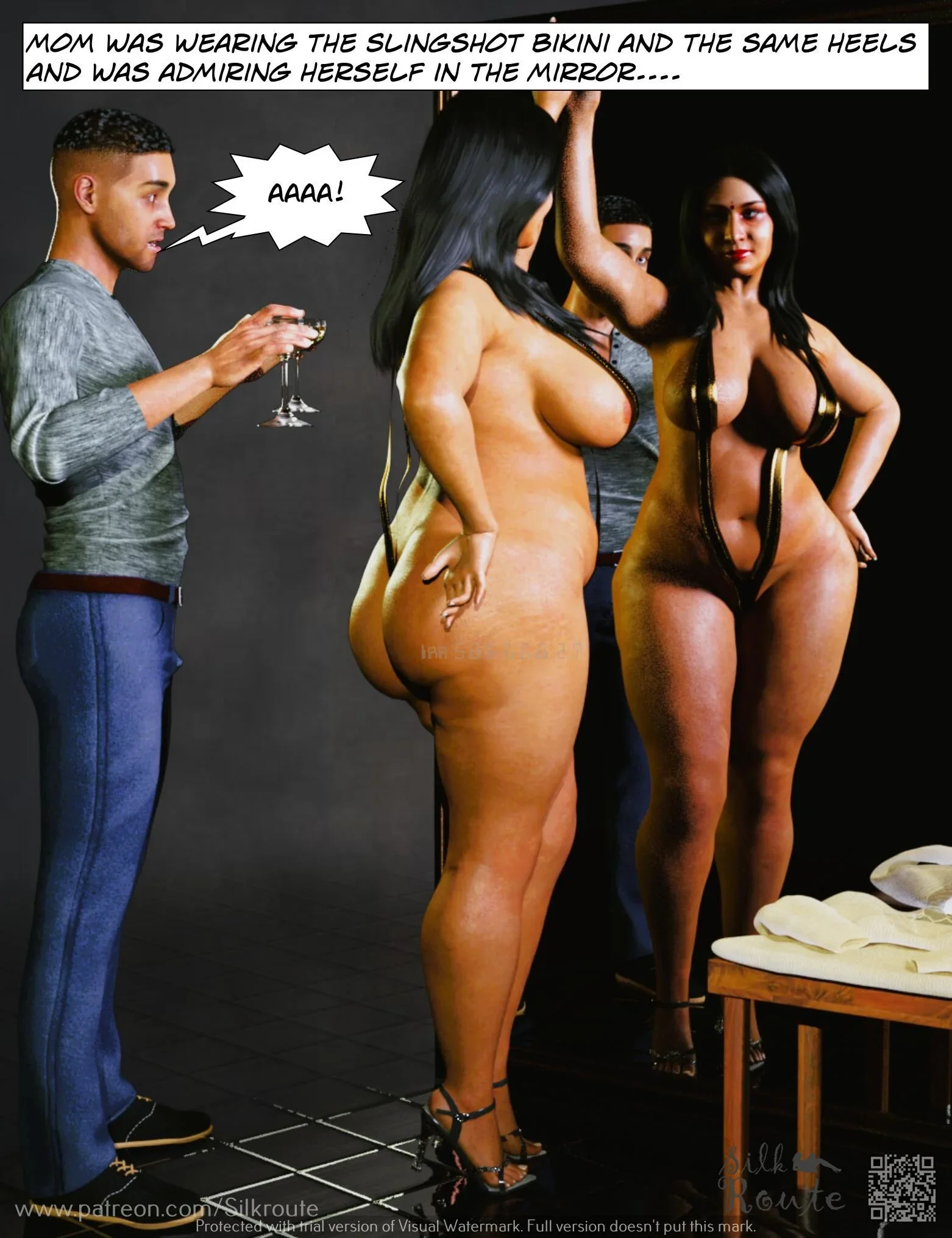 Rani Aunty [Indian Porn] - 3.1 . Rani Aunty - The V - 1 - Chapter 3.2 [Silk Route] - Page 46