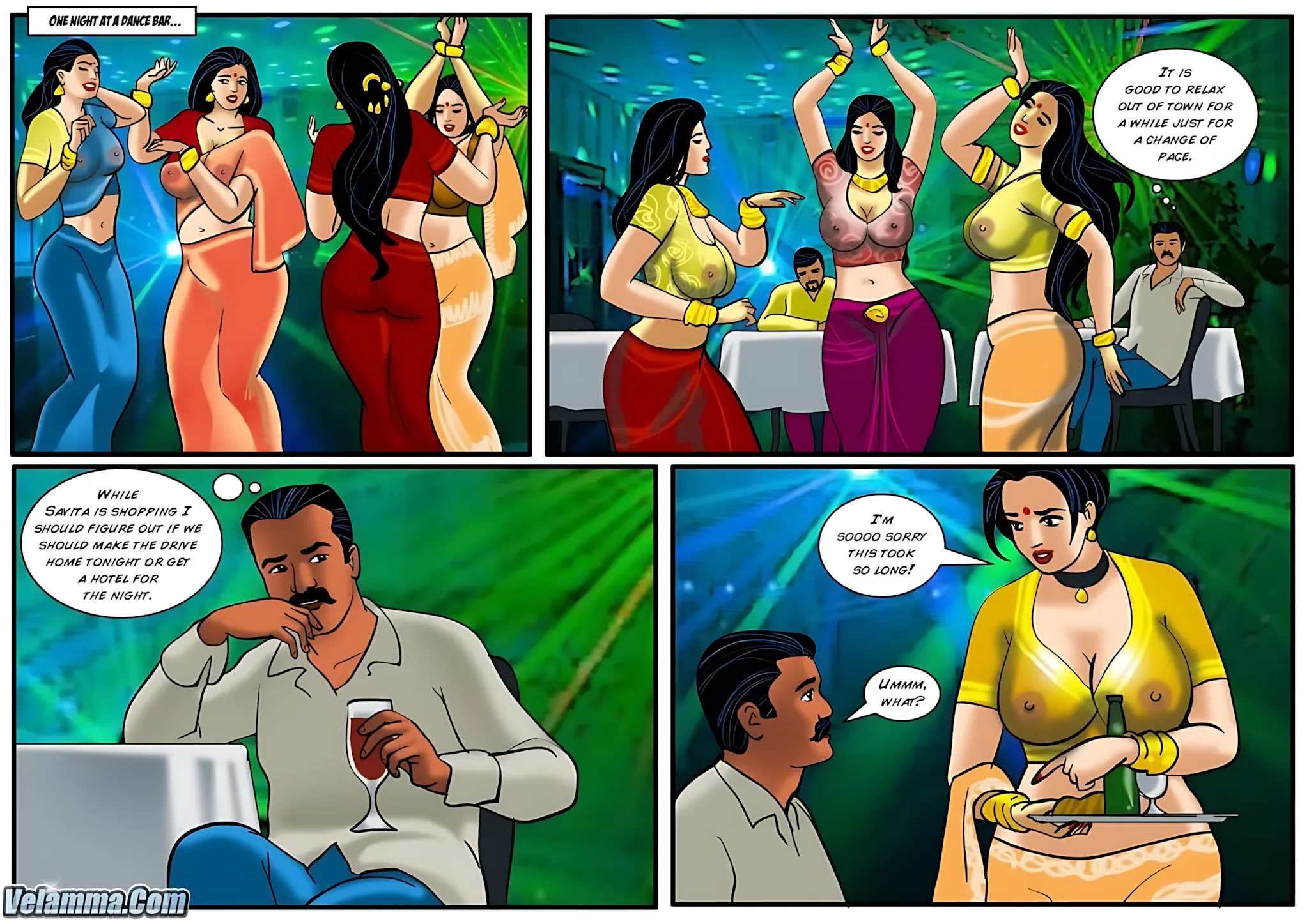 Velamma All Episodes Comics - 36 . Velamma - Episode 36 - Savita Bhabhi And Velamma In The Same Comic - Page 2