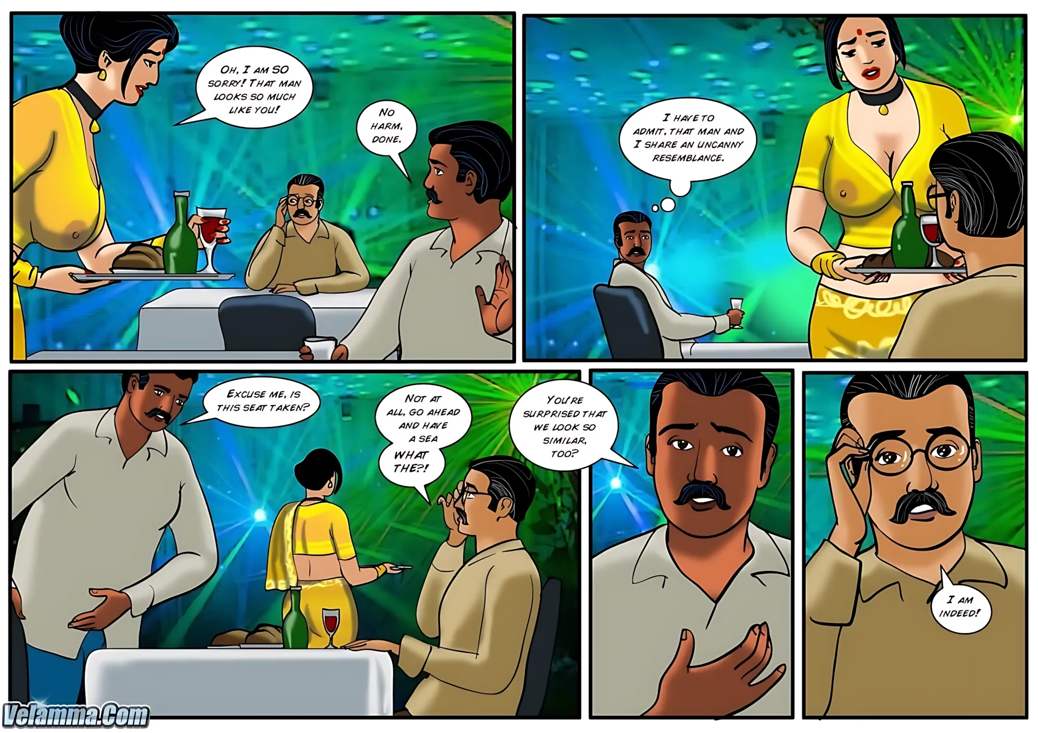 Velamma All Episodes Comics - 36 . Velamma - Episode 36 - Savita Bhabhi And Velamma In The Same Comic - Page 4