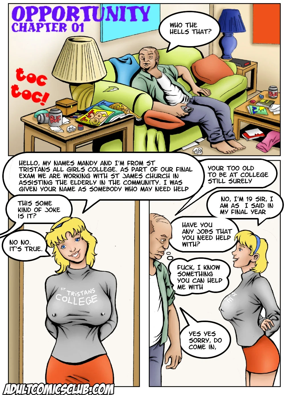 Old Man’s Opportunity [AdultComicsClub] - 1 . Old Man's Opportunity - Chapter 1 [AdultComicsClub] - Page 1