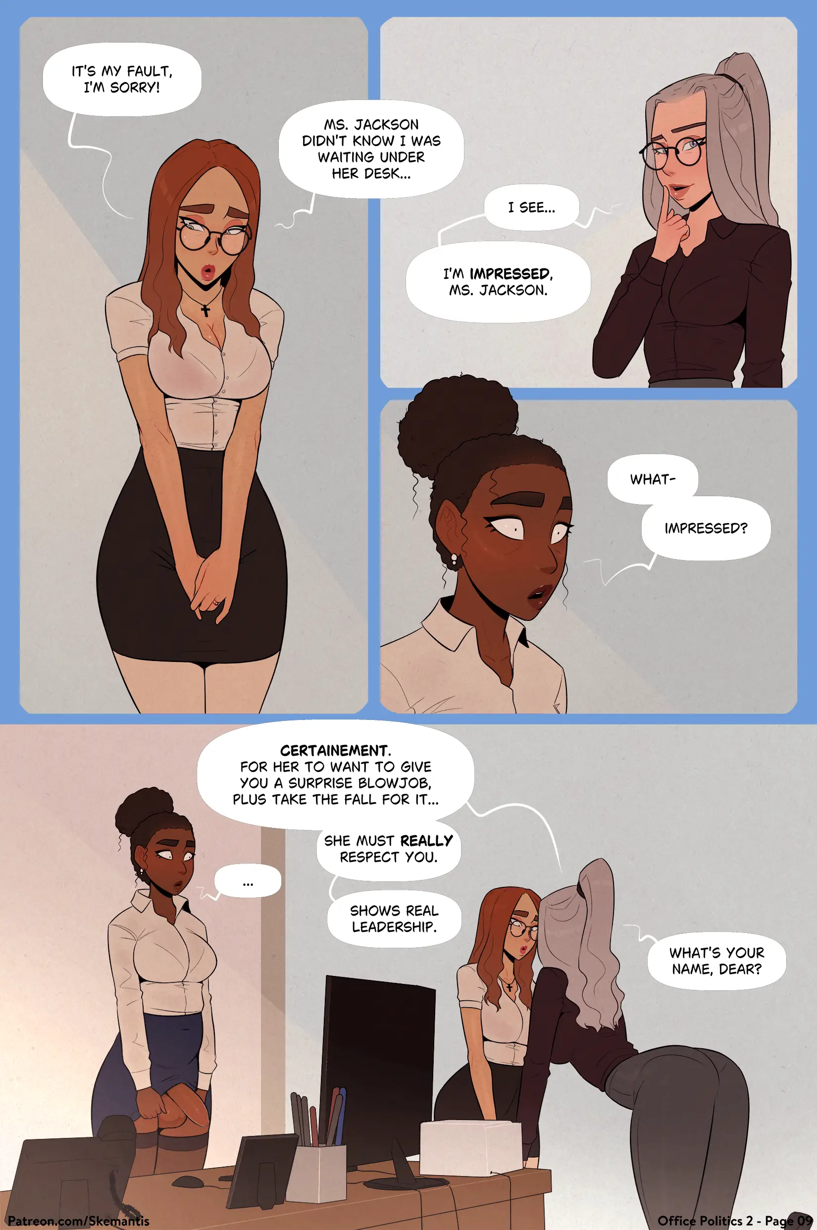 Office Politics - 2 . Office Politics - Chapter 2 [Skemantis] - Page 9